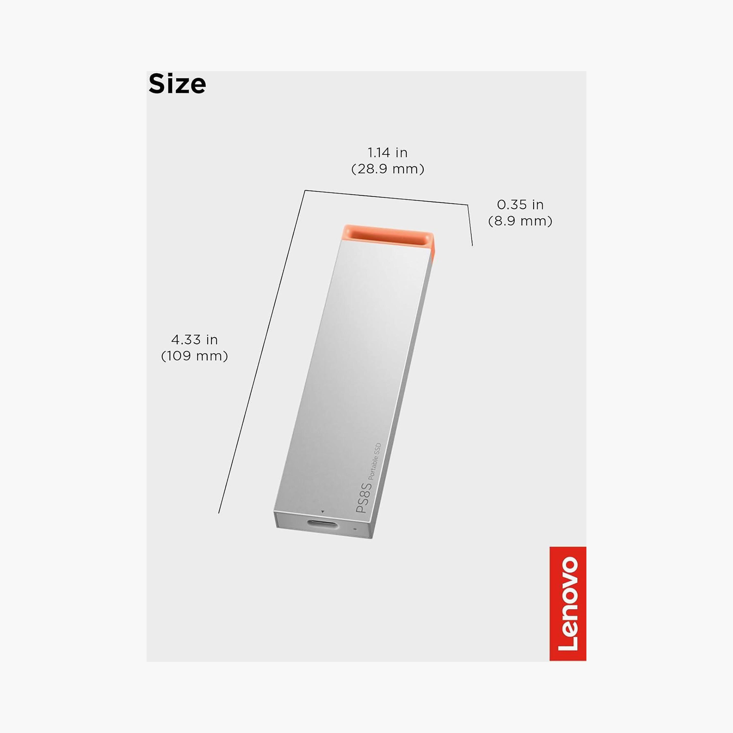 Lenovo PS8S 512GB Portable SSD USB-C Gray | GXB1T57739-electronics-accessories-computeraccesories-image-7
