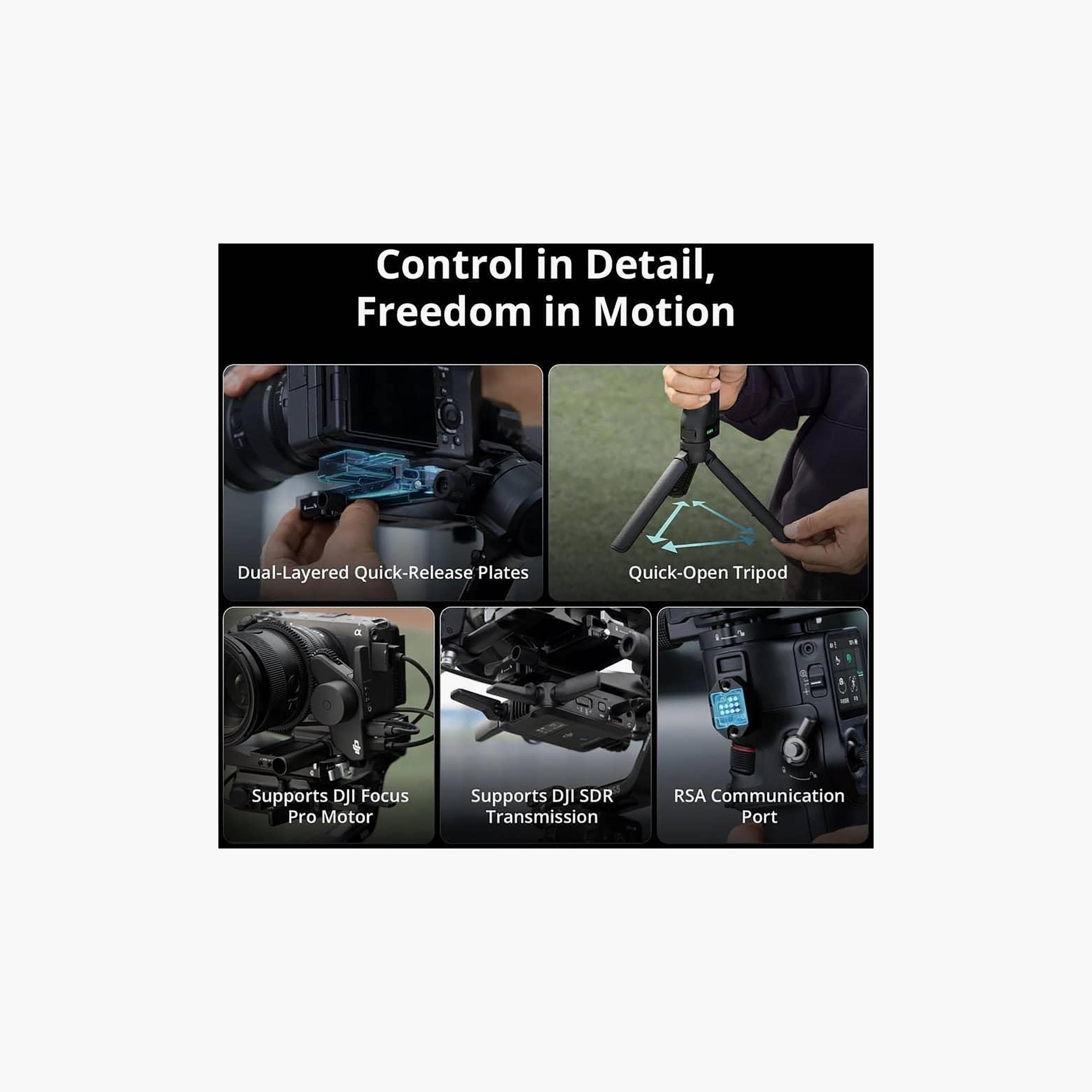 DJI RS 5 Combo Gimbal Stabilizer Black | DJI-RS500-C1-electronics-accessories-mobileaccesories-image-7
