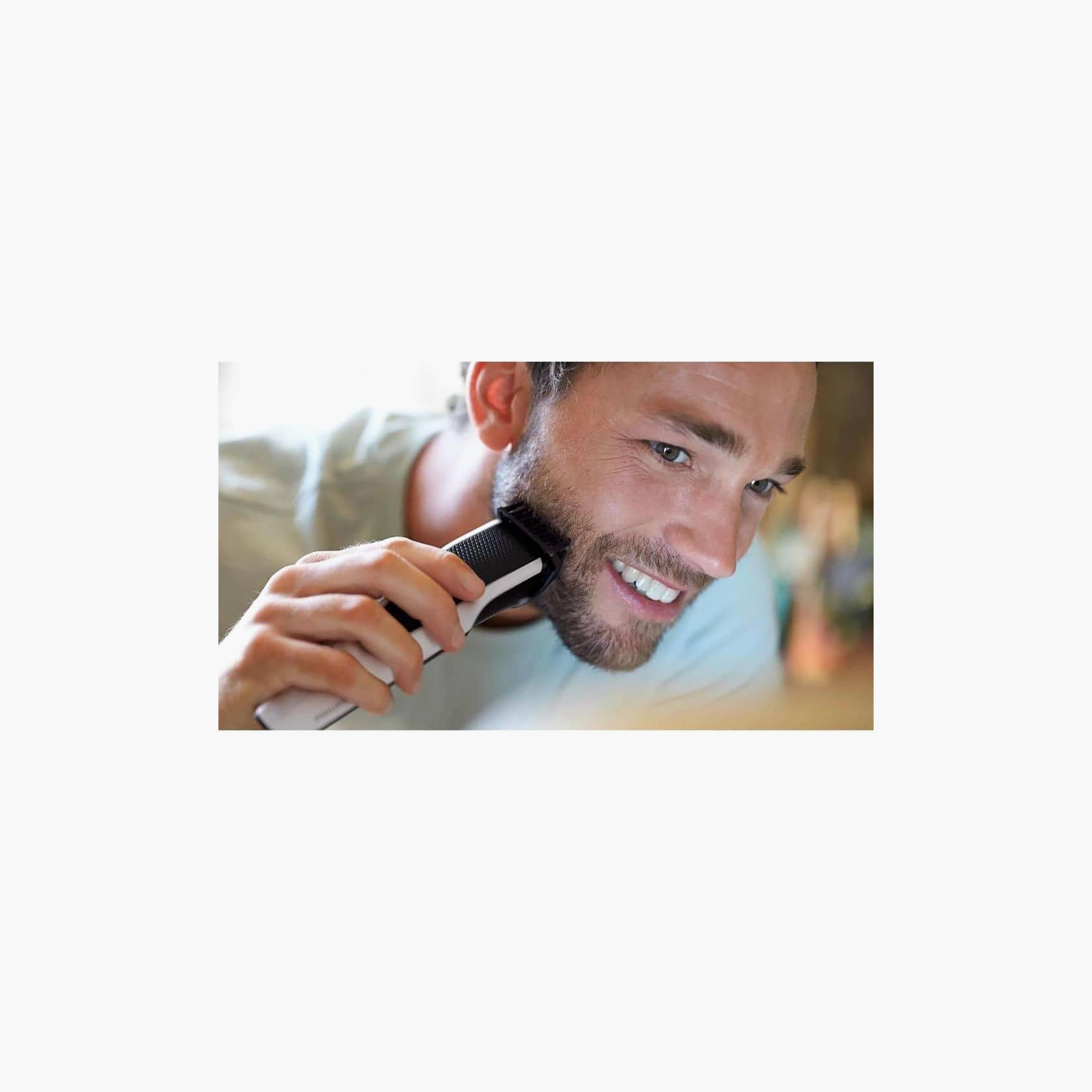ماكينة تشذيب اللحية من سلسلة فيليبس 3000، فضي وأسود | BT3206/14-beautyandpersonalcare-appliances-hairremovaltools-trimmers-image-4