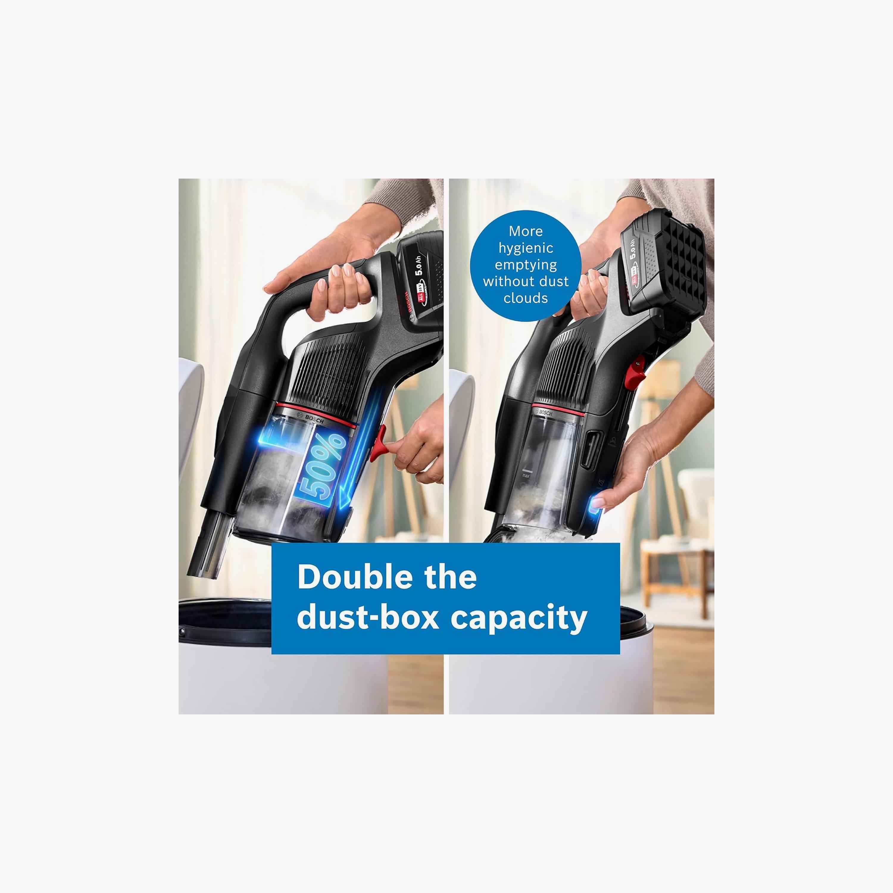 Bosch Rechargeable Unlimited 10 Pro Power Vacuum Cleaner Black | BCS1051GB-household-appliances-homeappliances-vacuumcleaners-image-4