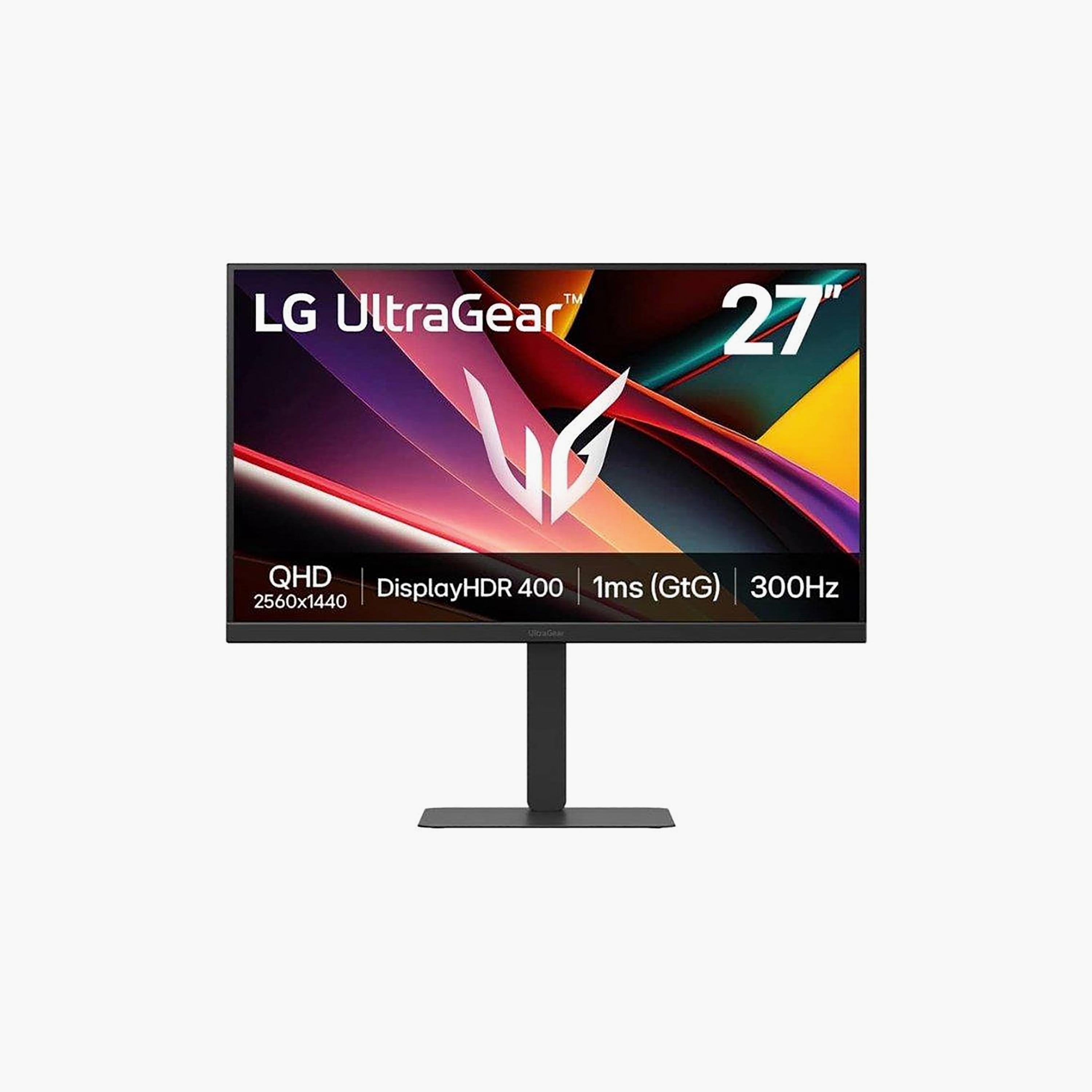 LG 27 Inch Ultragear IPS QHD 1440P 300Hz 1ms G-Sync Compatible Gaming Monitor Black | 27G640A-B-electronics-accessories-computeraccesories-image-1