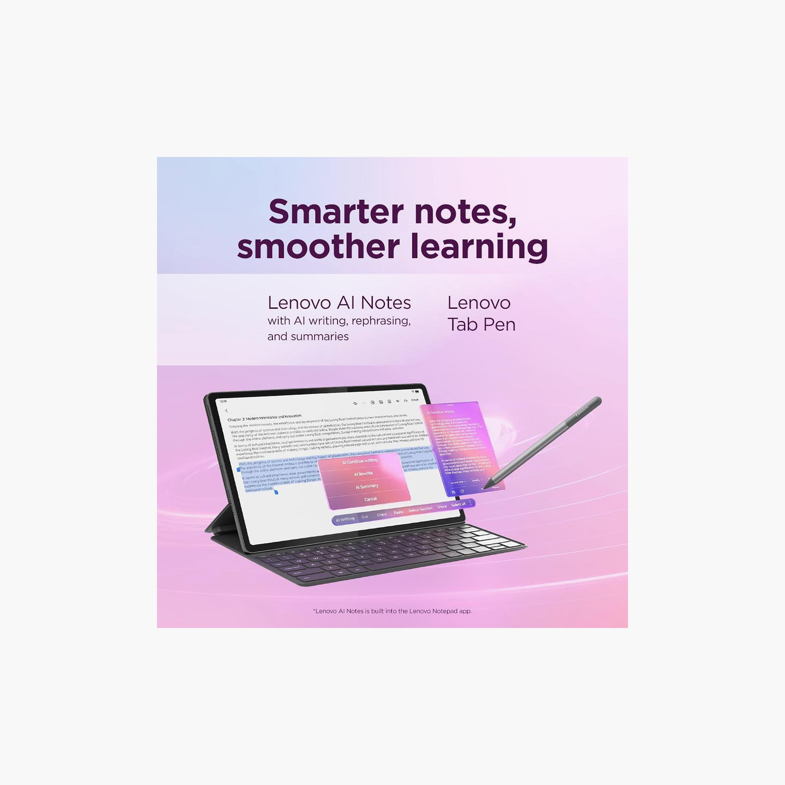 Lenovo Idea Tab Plus Teal 8GB RAM 256GB 12.1 Inch MediaTek Dimensity 6400 Android Tablet|ZAG70779AE-electronics-tablets-image-7
