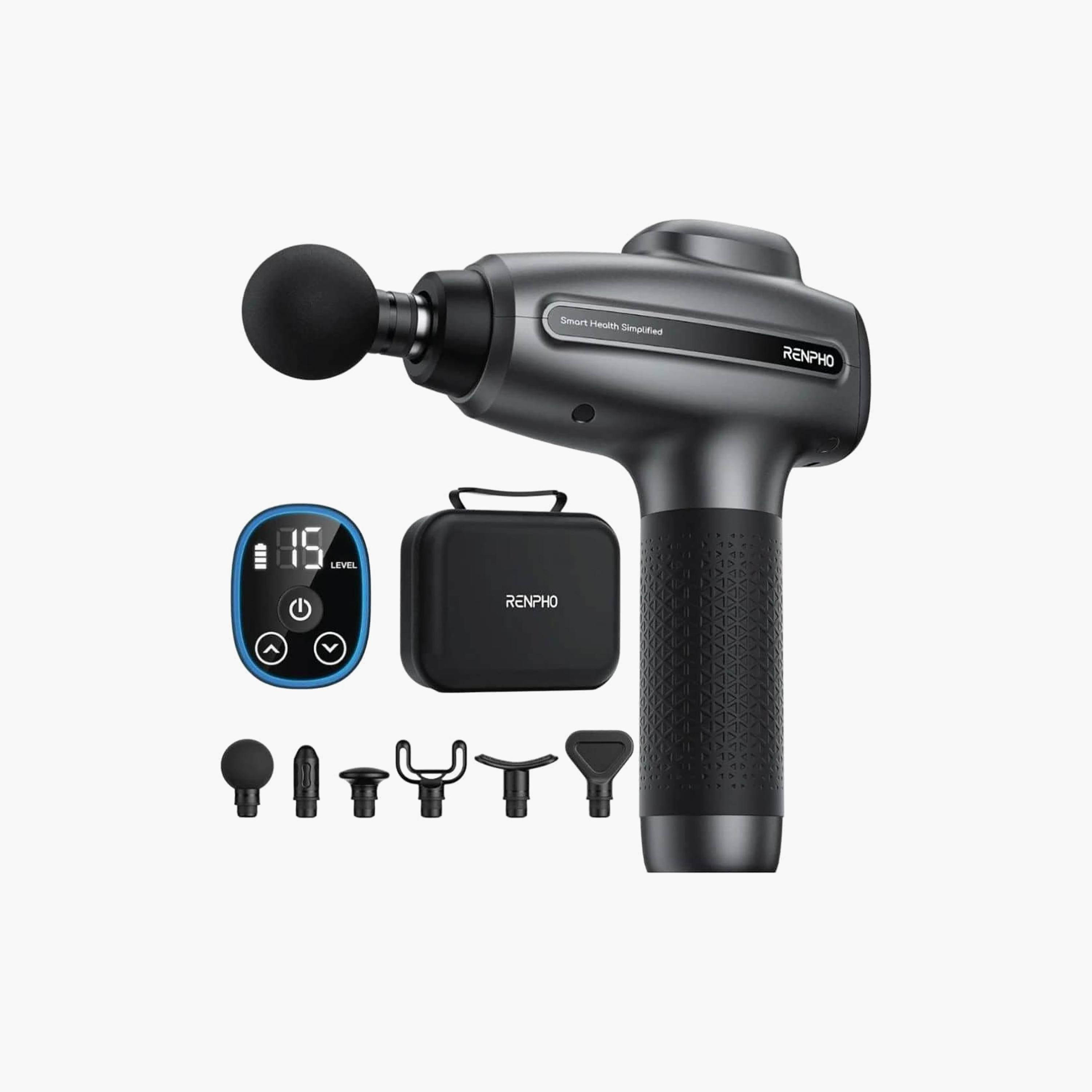 RENPHO Massage Gun | R-WMG01-BLK-beautyandpersonalcare-appliances-massagetools-image-1