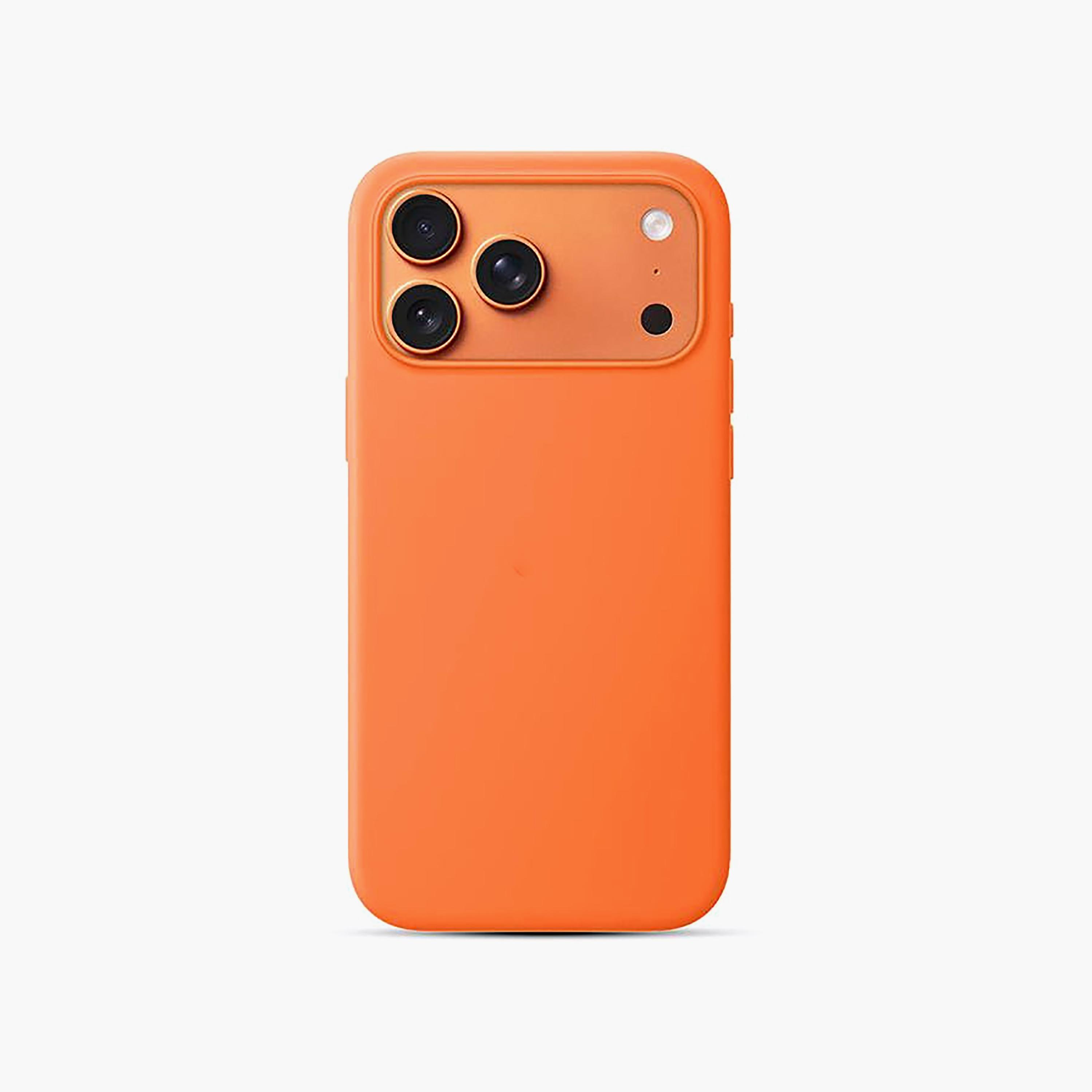 حافظة كويكس جلدية لهاتف آيفون 17 برو ماكس، برتقالي من كويكس | QMDLORC0001-electronics-accessories-mobileaccesories-image-1