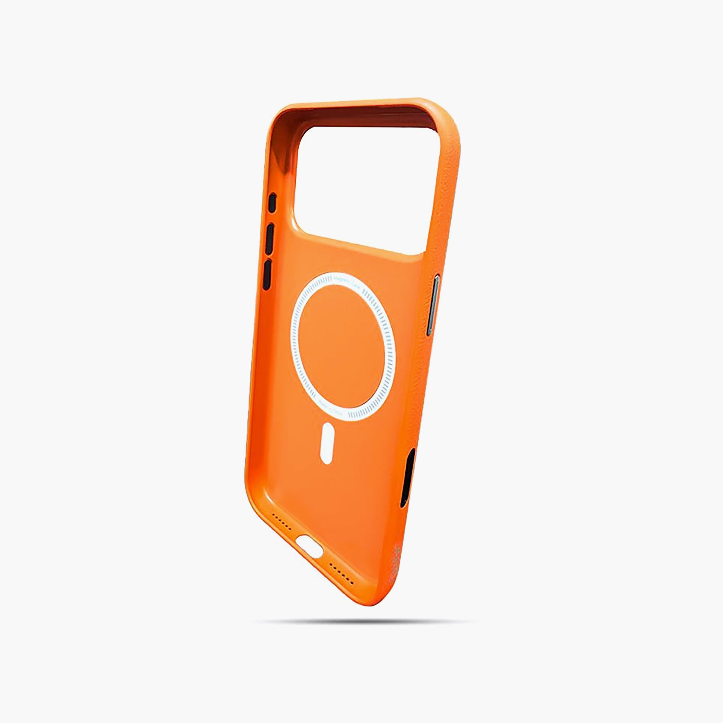 Quix Protective Leather Phone Case for iPhone 17 Pro Max Orange | QMDLORC0001-electronics-accessories-mobileaccesories-image-3