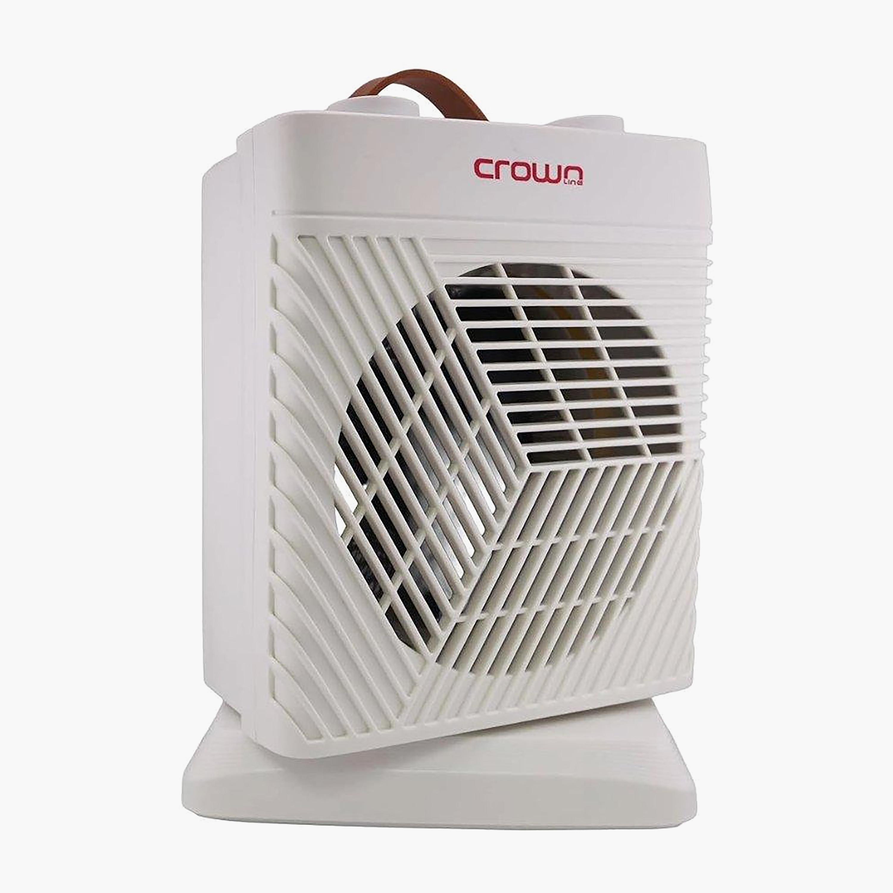 Crownline Fan Heater White | HT-437-household-appliances-homeappliances-heaters-image-1