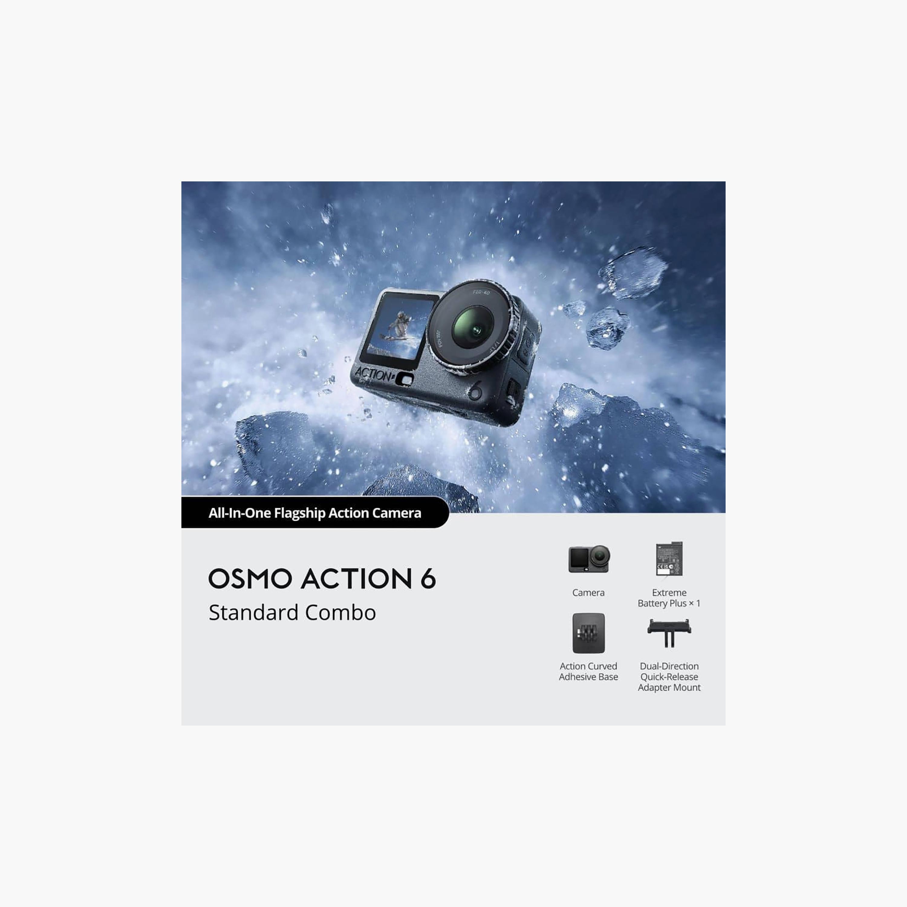 DJI Osmo Action 6 Black Camera Standard Combo | DJI-ZA600-C1-electronics-camera-image-7