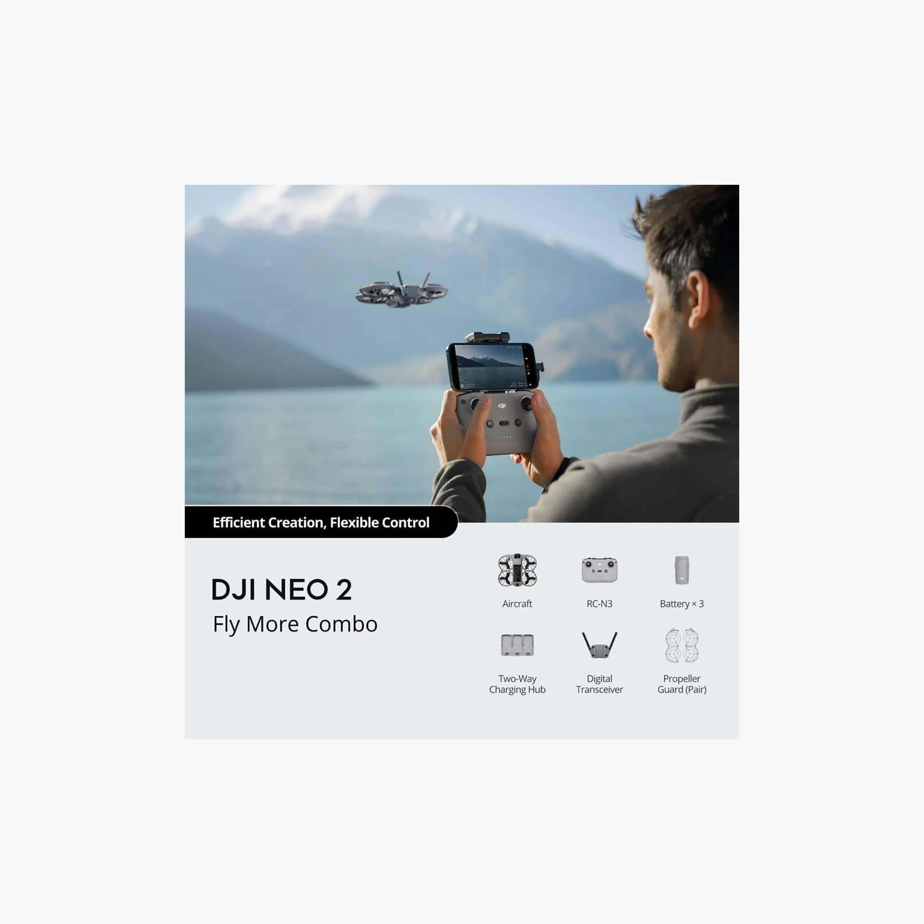 DJI Neo 2 Grey Fly More Combo | DJI-NEO200-C2-electronics-camera-image-8