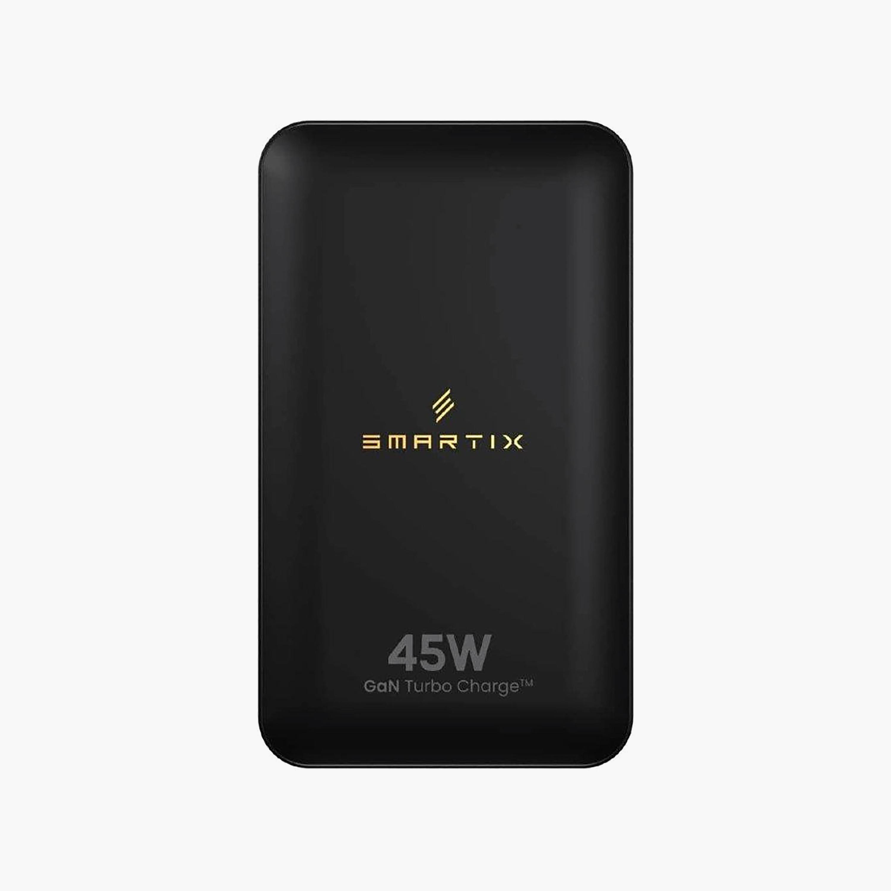 شاحن نحيف مميز سمارتكس بمنفذ USB-C وتقنية GaN وبقوة 45 واط باللون الأسود | SXWA1-electronics-accessories-mobileaccesories-image-1
