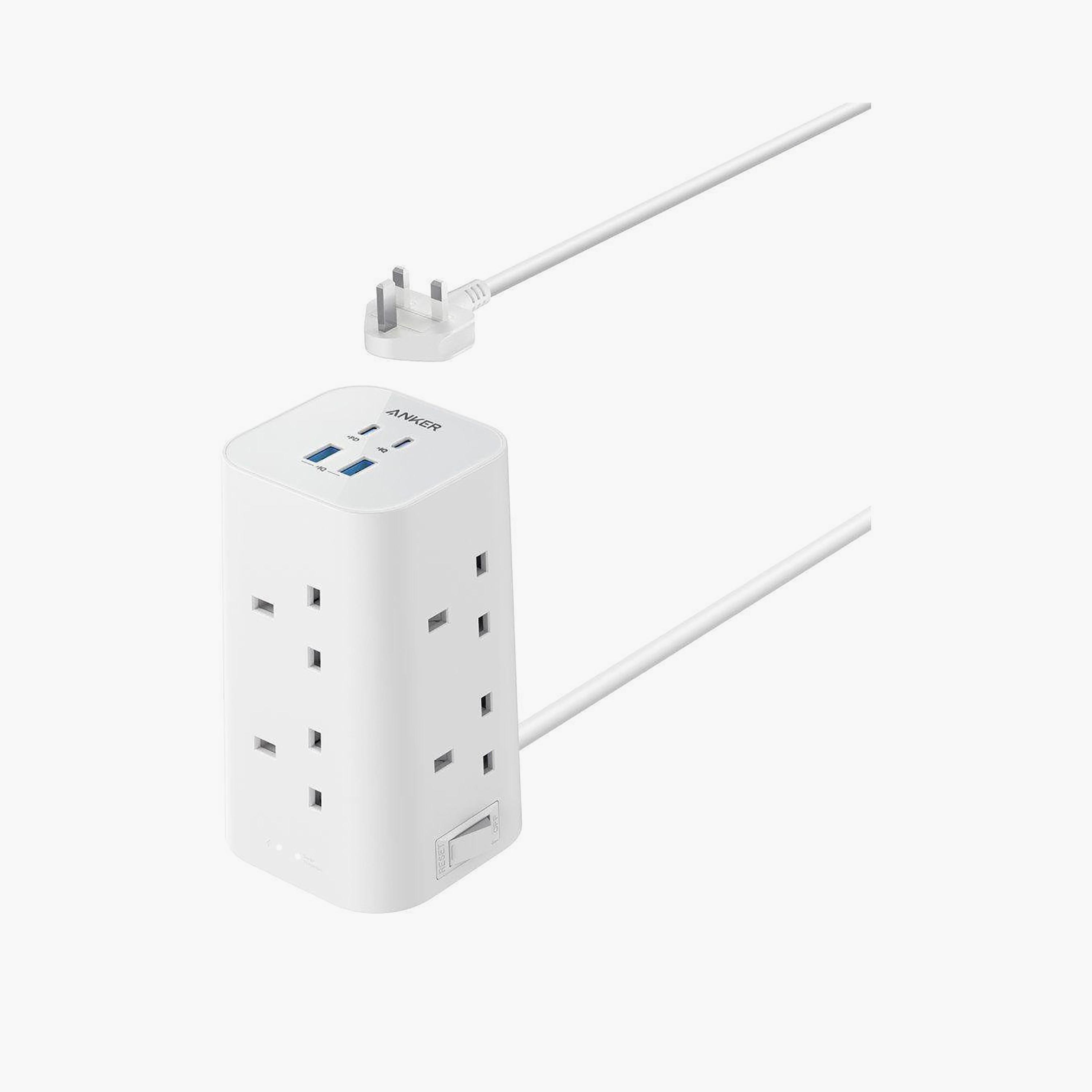 Anker USB 12-In-1 Power Strip White | A9185K11-electronics-accessories-computeraccesories-image-1