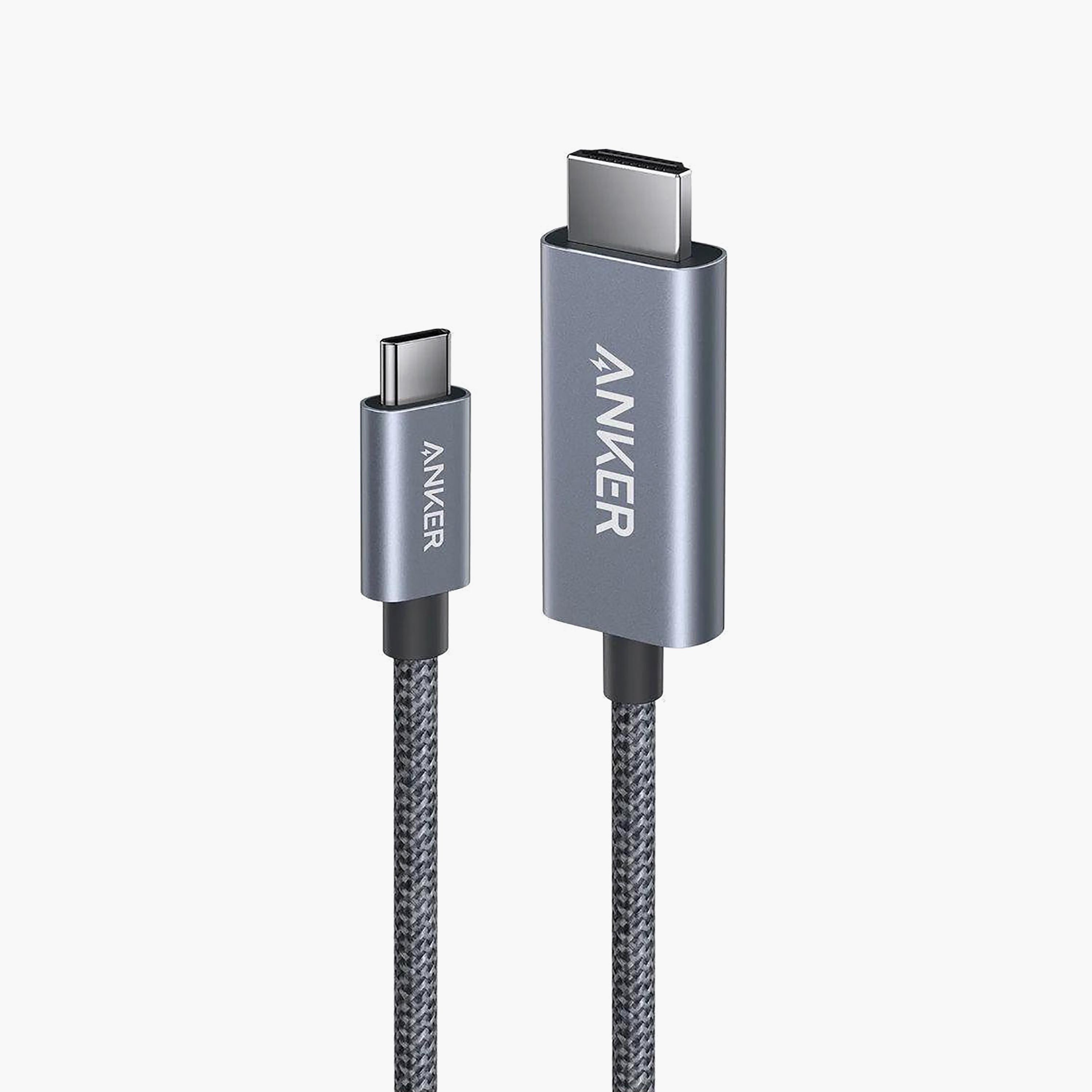 Anker USB-C to HDMI Braided Cable 6ft Black | A87E0H12-electronics-accessories-computeraccesories-image-1