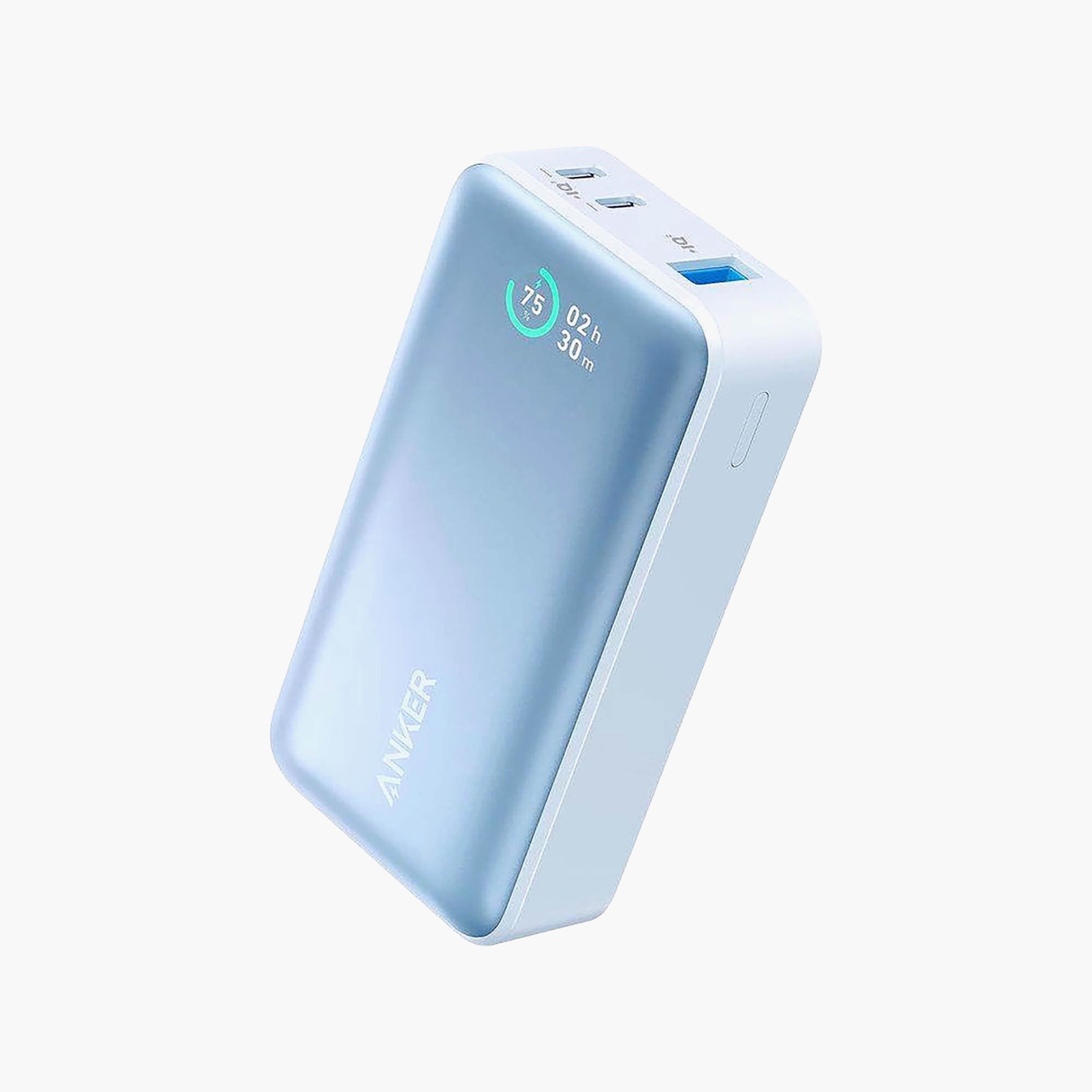 باور بنك 533 بسعة 10000 مللي أمبير بتقنية باورلاين فلو أزرق من أنكر | A1256H32-electronics-accessories-mobileaccesories-image-1