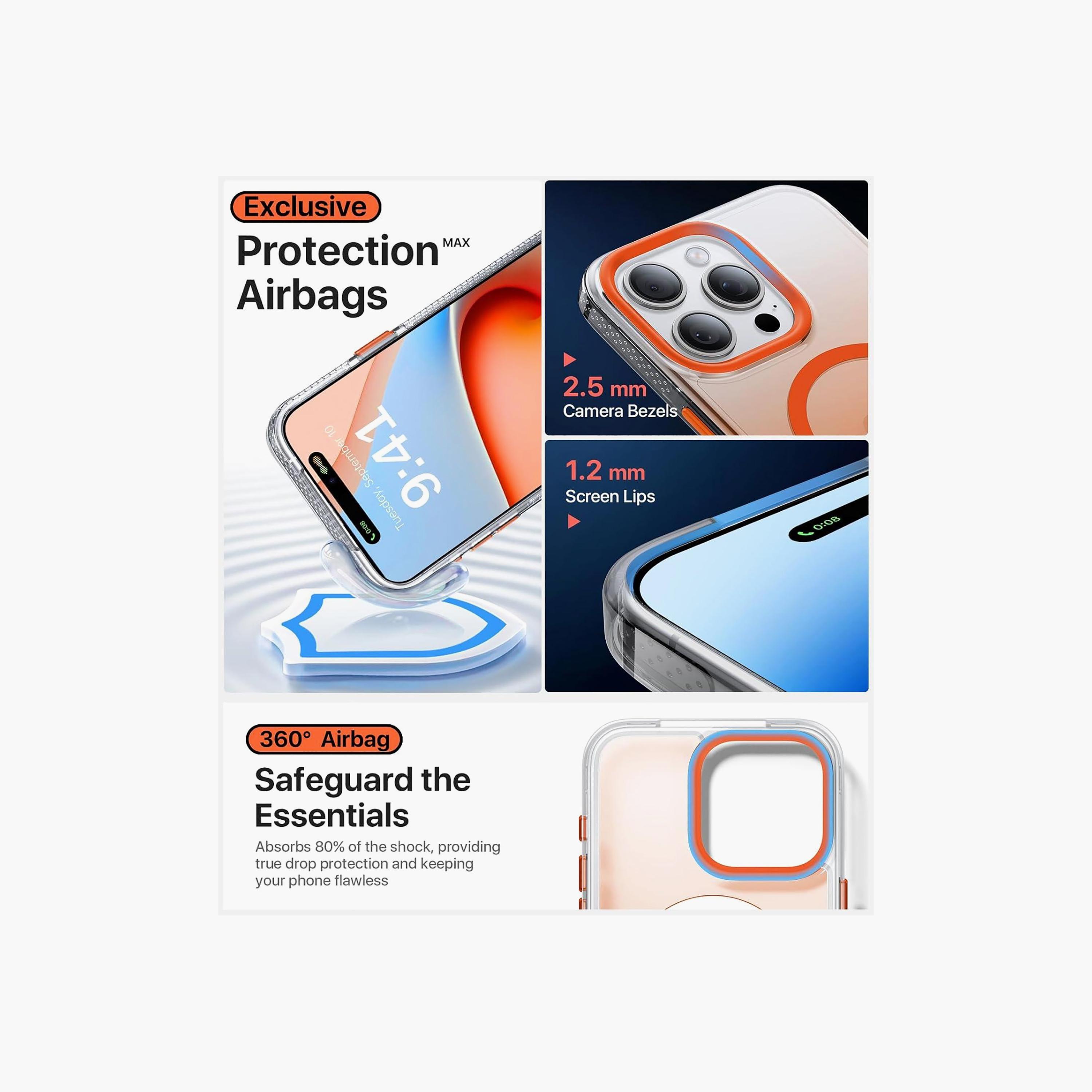 Trands iPhone 17 Pro Armor Series Case Orange | TR-CC1108-electronics-accessories-mobileaccesories-image-3