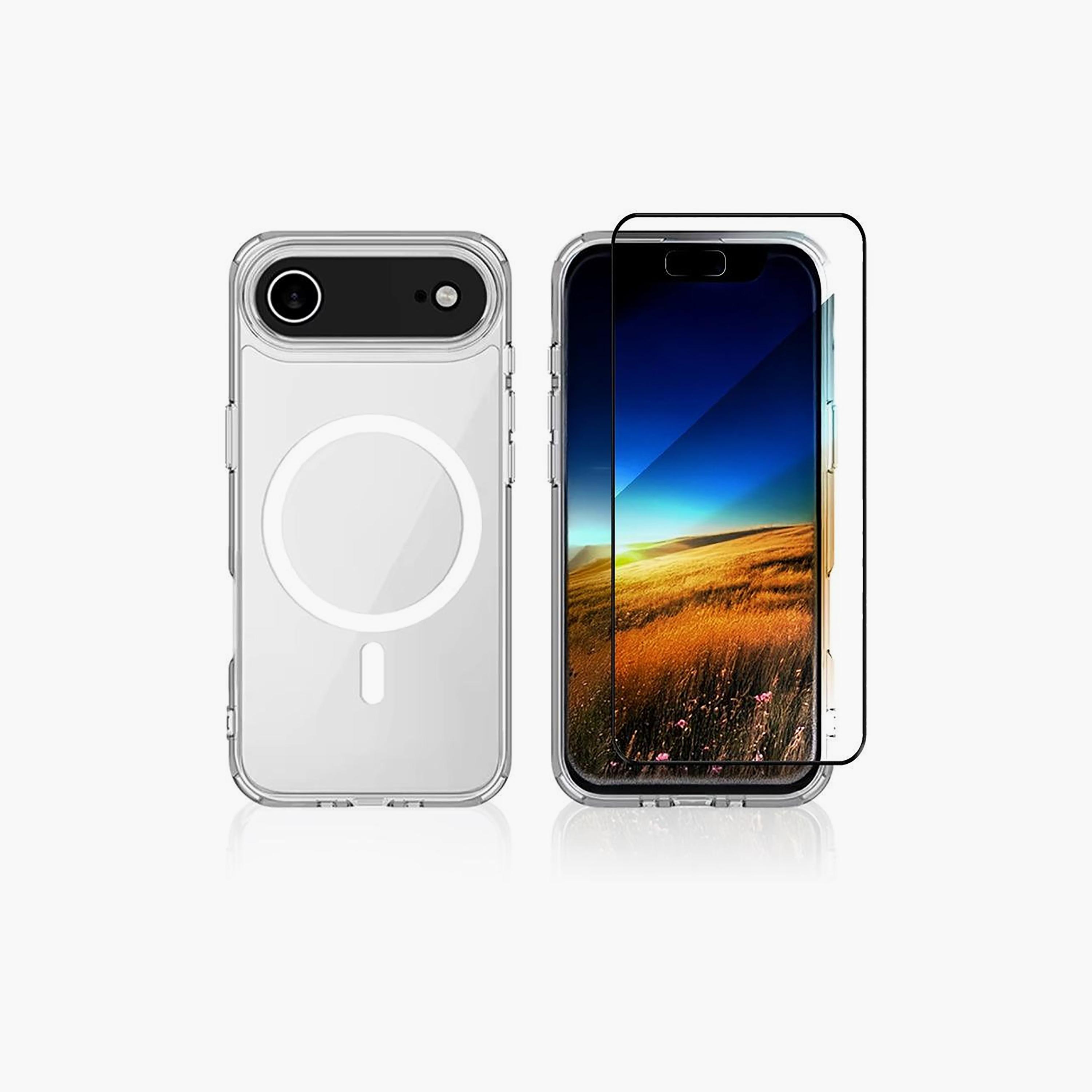 Max & Max iPhone 17 Air Clear Case with MagSafe and Tempered Glass | MXIP17AMCB-electronics-accessories-mobileaccesories-image-2