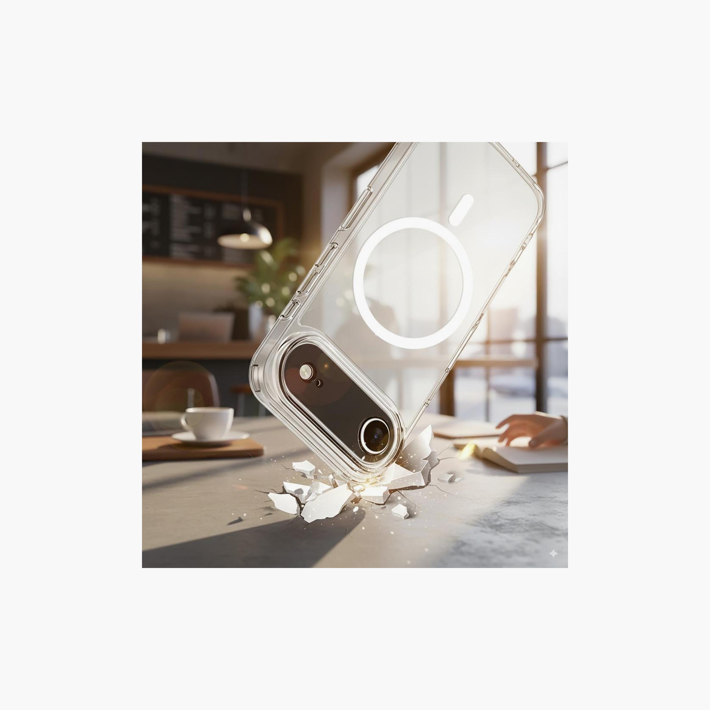 Max & Max iPhone 17 Air Clear Case with MagSafe and Tempered Glass | MXIP17AMCB-electronics-accessories-mobileaccesories-image-4