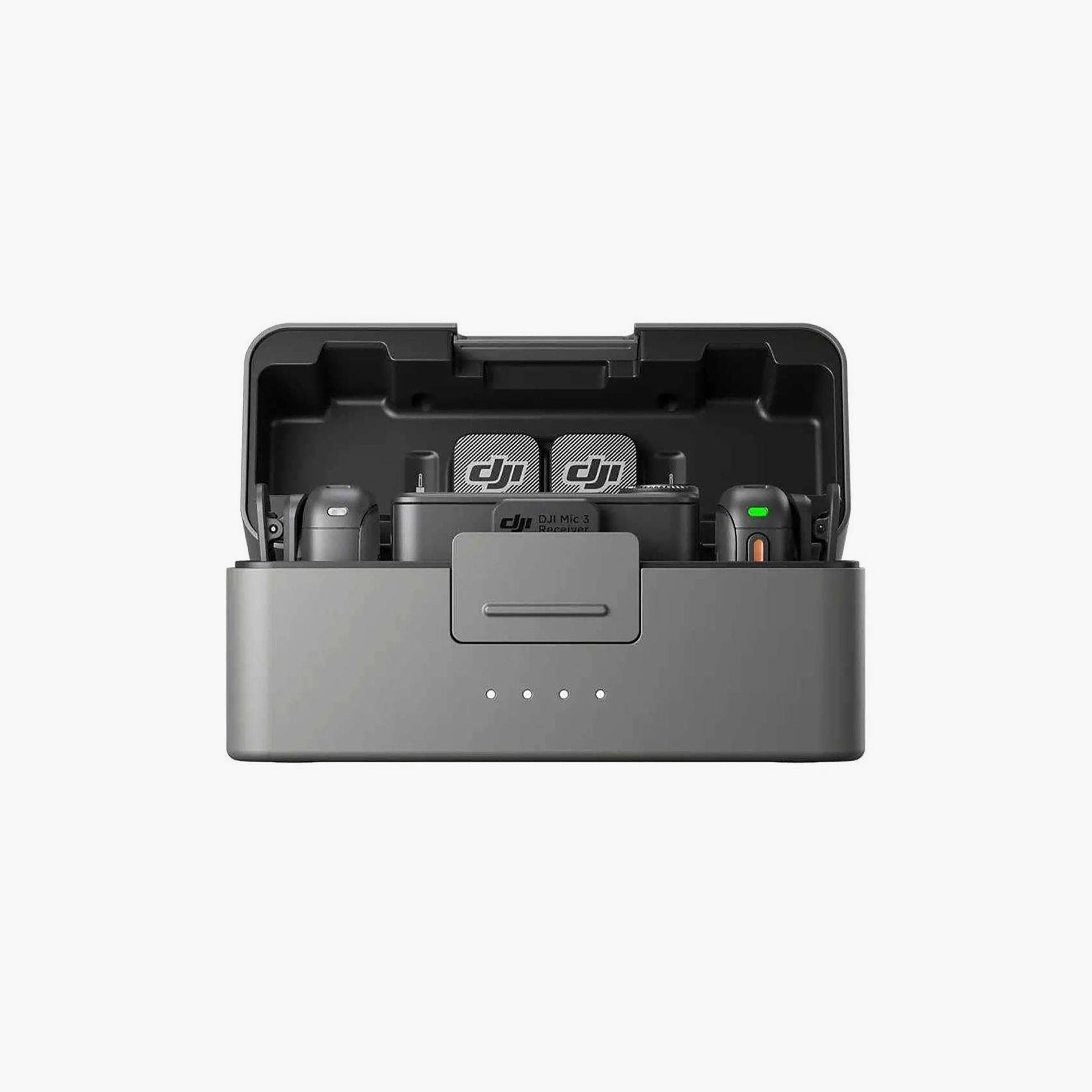 DJI Mic 3 2 Transmitter TX 1 Receiver RX Charging Case Black | DJI-MIC300-electronics-accessories-computeraccesories-image-1
