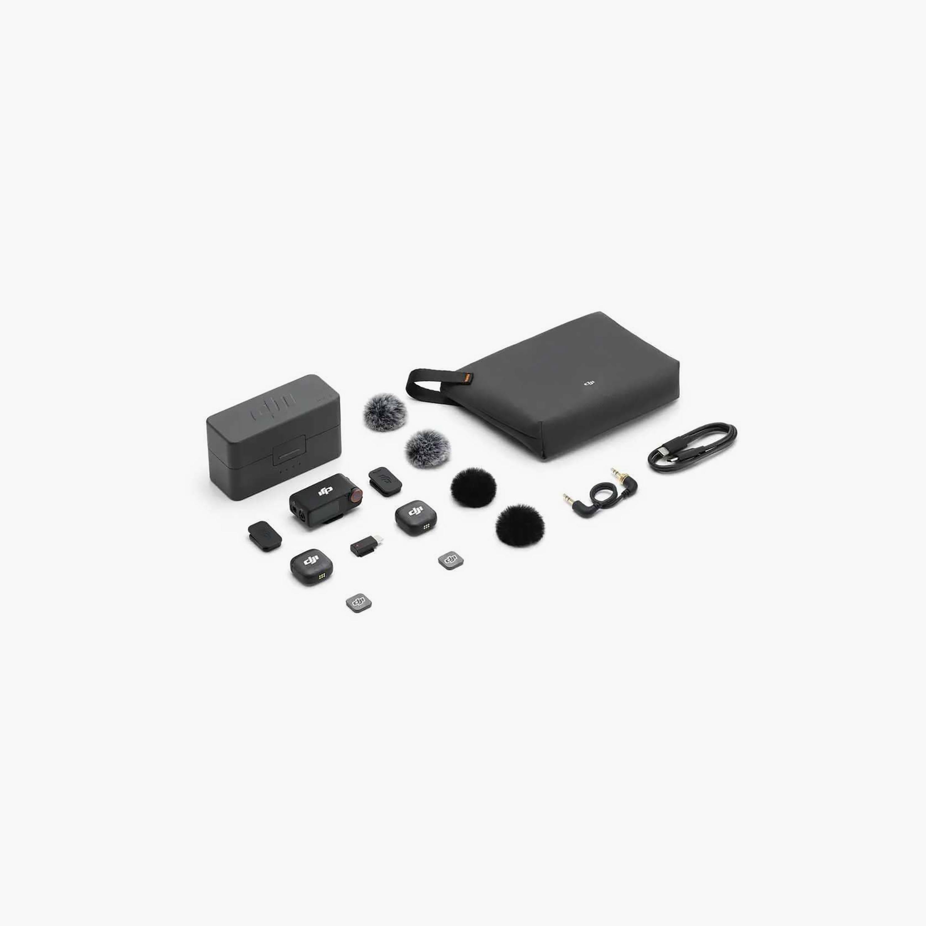 DJI Mic 3 2 Transmitter TX 1 Receiver RX Charging Case Black | DJI-MIC300-electronics-accessories-computeraccesories-image-4