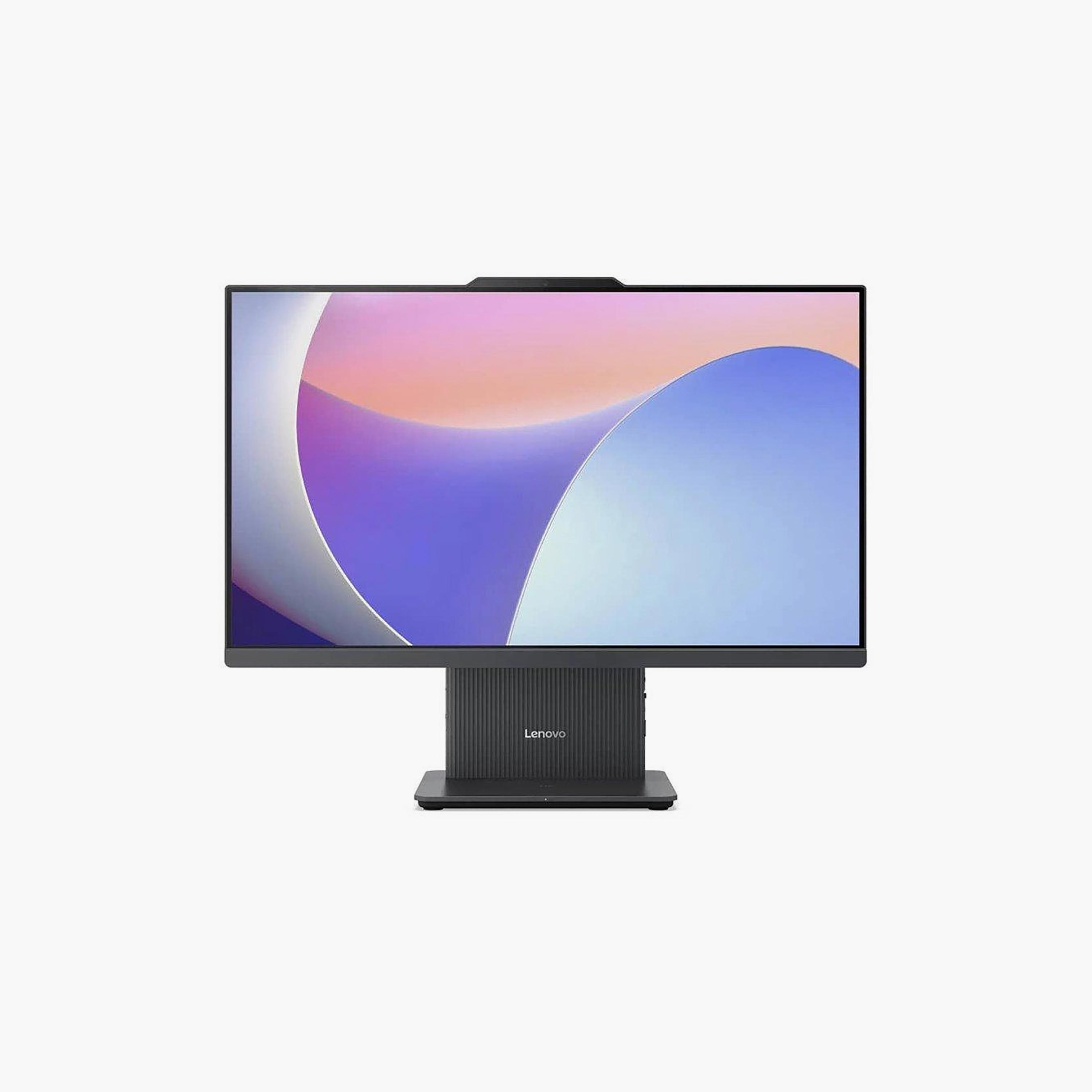 كمبيوتر مكتبي شامل (AIO) لينوفو أيديا سنتر بمعالج كور i7 وذاكرة 16 جيجابايت رام وسعة 512 جيجابايت SSD DDR5 وشاشة 23.8 بوصة HD IPS وكرت شاشة إنتل UHD | F0HN0083AX-electronics-laptops-image-1