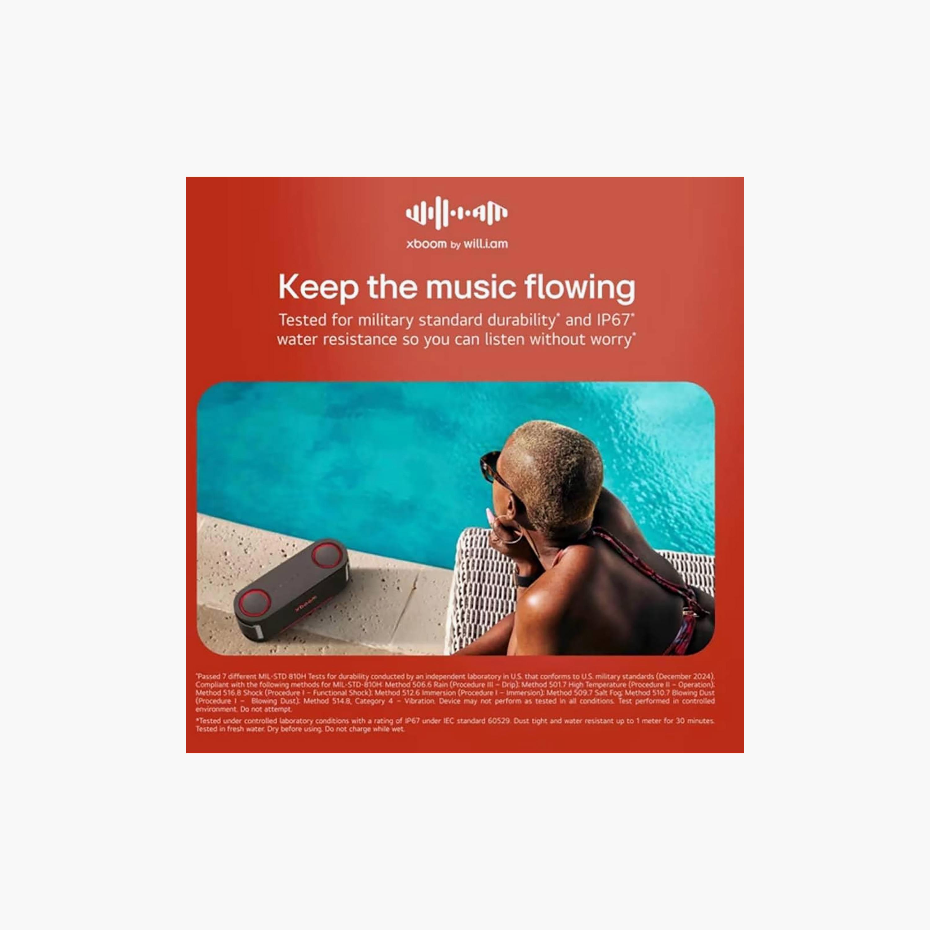 LG XBOOM Bounce Signature Sound Bluetooth Speaker Black | SPEAKER-BOUNCE-electronics-speakers-image-6