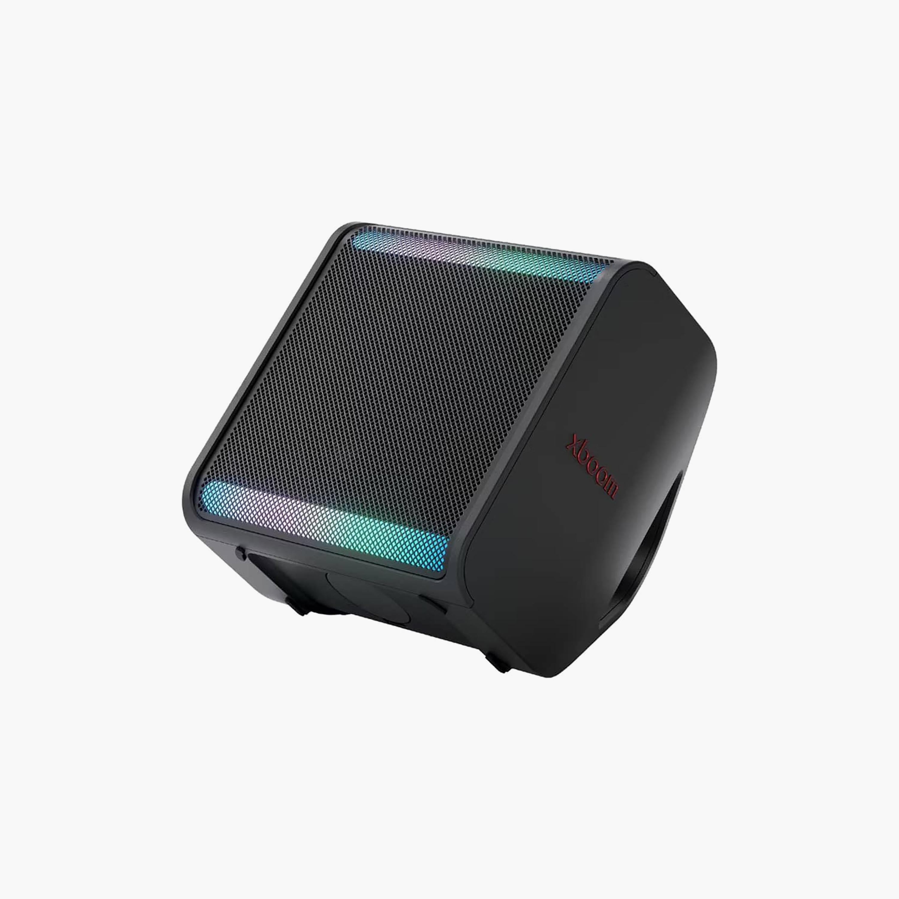مكبر صوت بلوتوث محمول إل جي إكس بوم بقوة 50 واط مع إضاءة - أسود | STAGE301-electronics-speakers-image-2