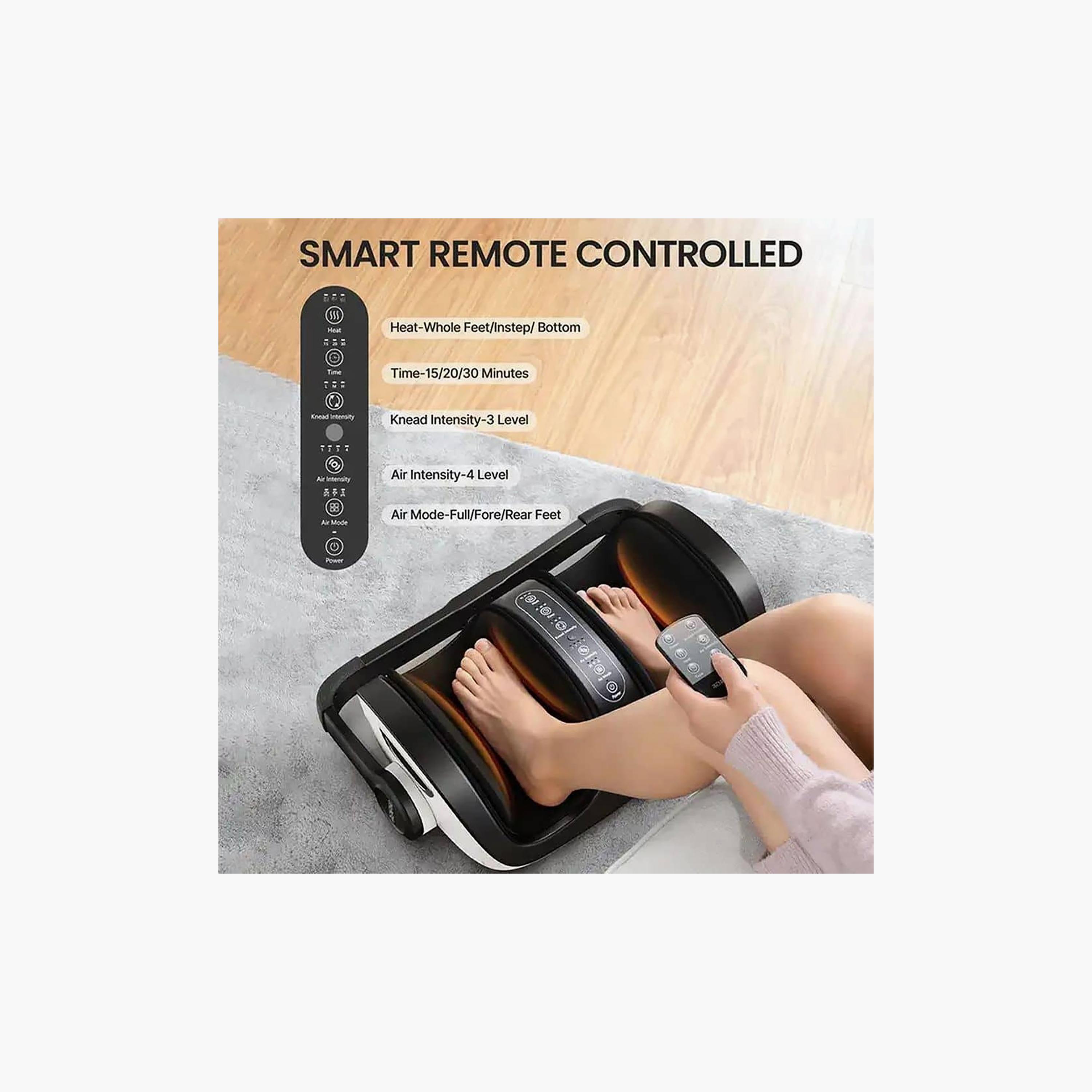 RENPHO Shiatsu Foot and Calf Massager with Heat and Remote White | R-D001R-WH-beautyandpersonalcare-appliances-massagetools-image-9