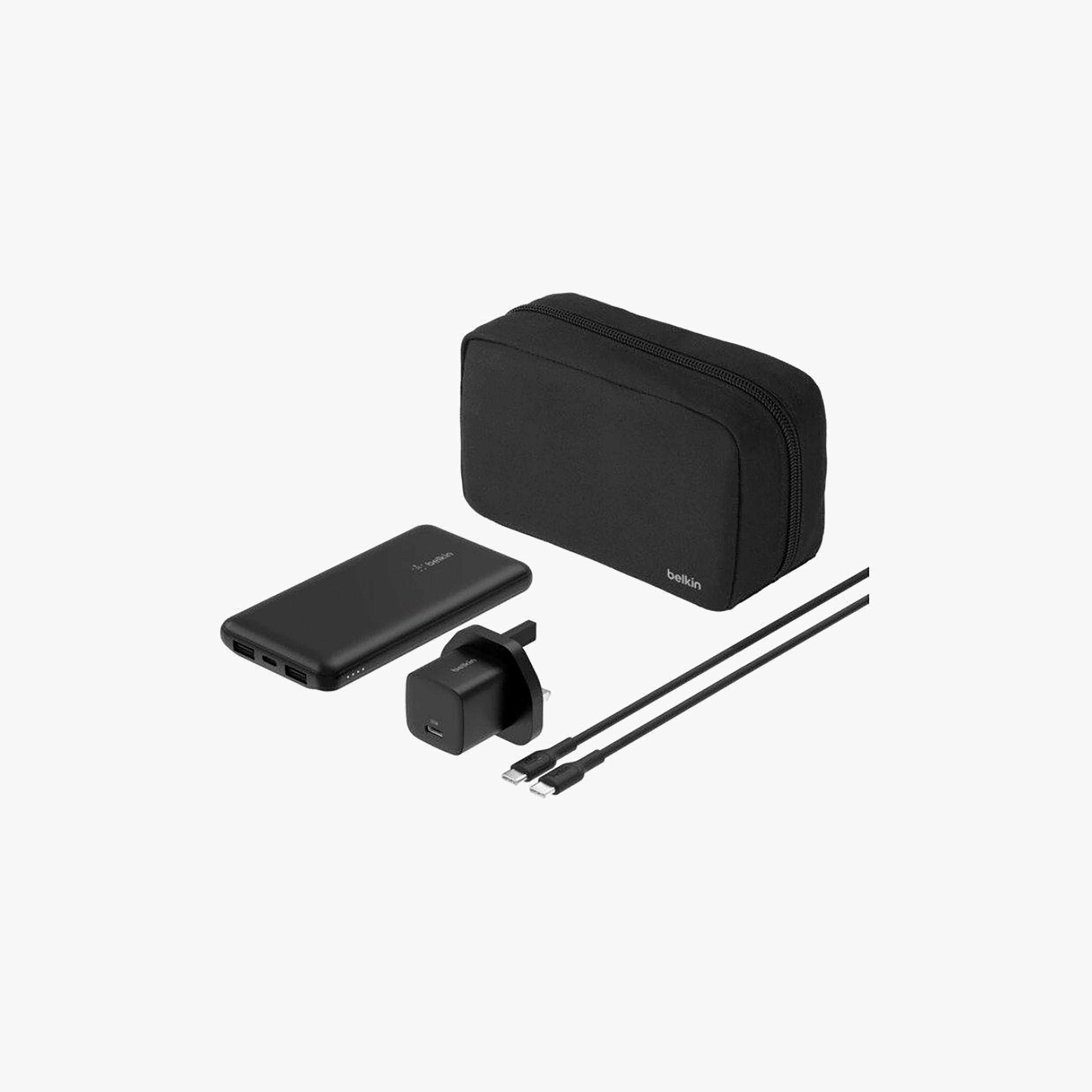 Belkin Travel Kit 3 Power Bank 10K Wall Charger 25W UK Cable Black | BKN-BU041MYBK-electronics-accessories-mobileaccesories-image-1