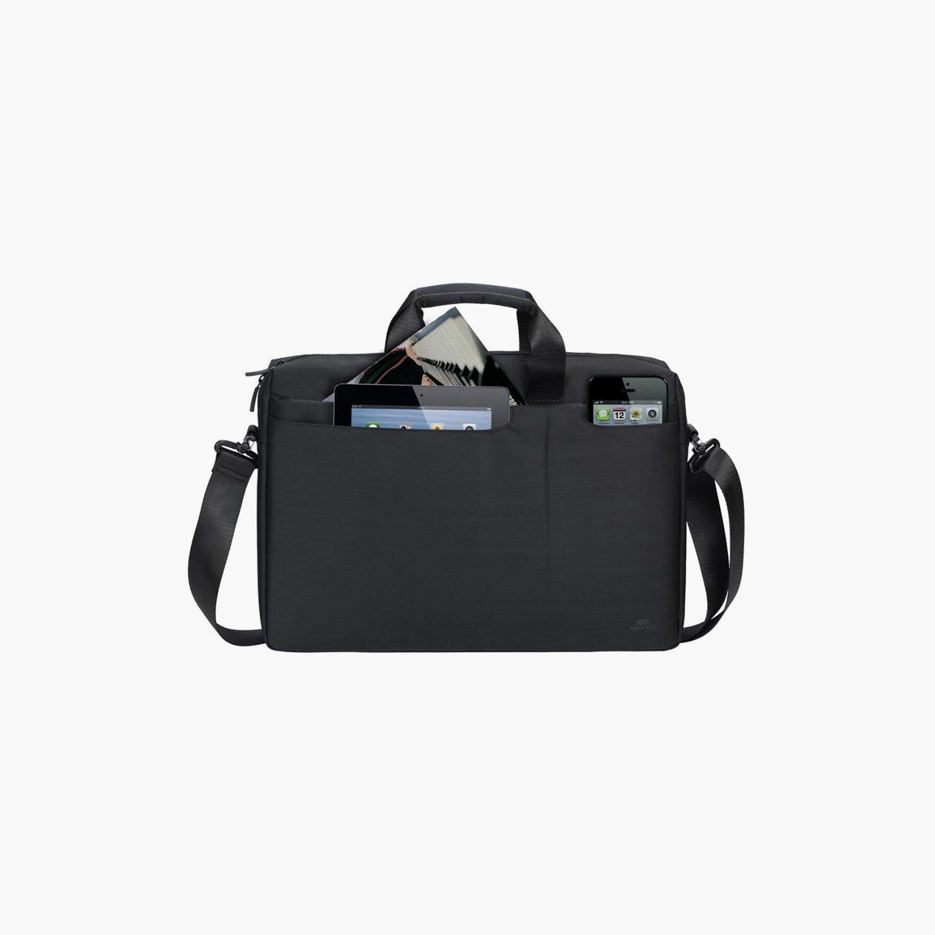 Rivacase Black Suzuka-Eco Laptop Sleeve 15.6" | 7705-women-bagsandwallets-handbags-image-2