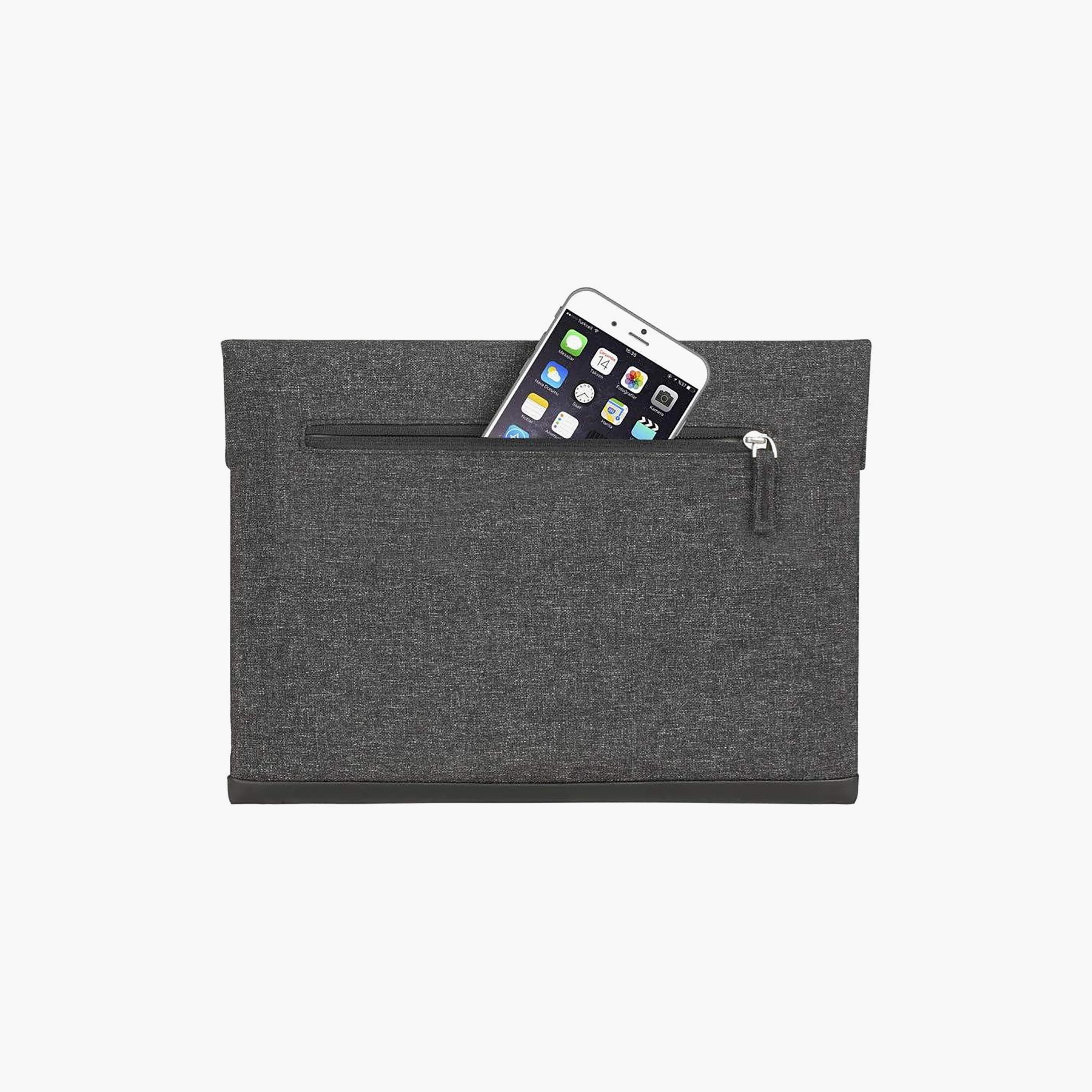 Hyphen Touga Fold Sleeve Blue 13-14 Inch | HTS-FBL4732-women-bagsandwallets-handbags-image-5