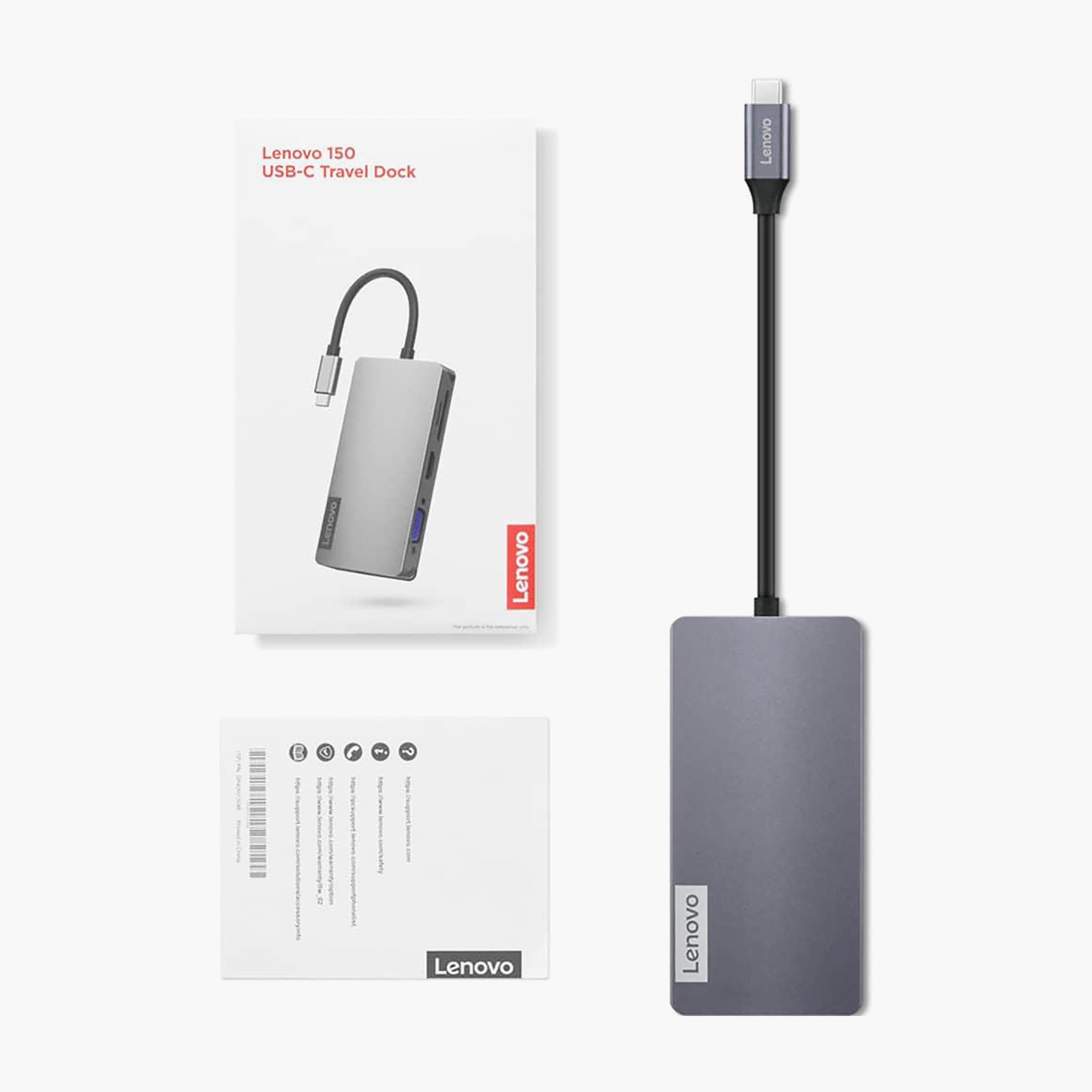 Lenovo 9-in-1 USB-C Travel Dock Hub Gray | GX91M73946-electronics-accessories-computeraccesories-image-4