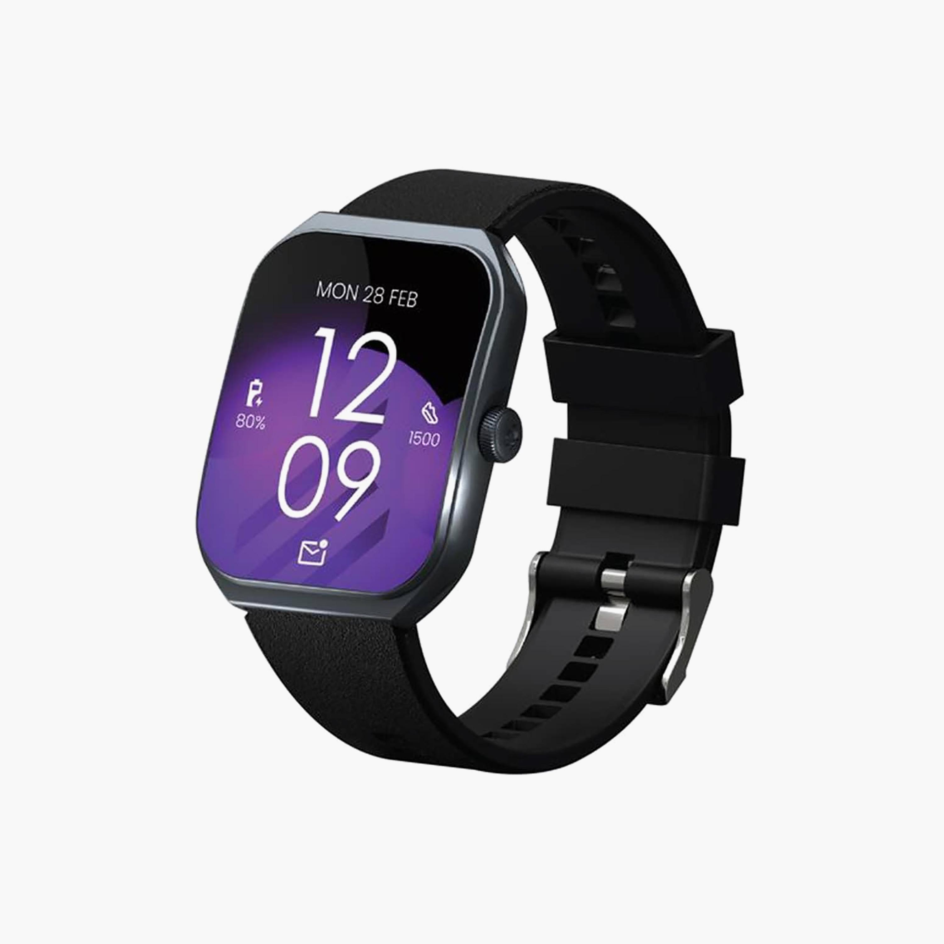 ساعة ذكية سمارتكس آرك بريميوم - أسود | SW01PB-men-watchesandjewellery-watches-image-3