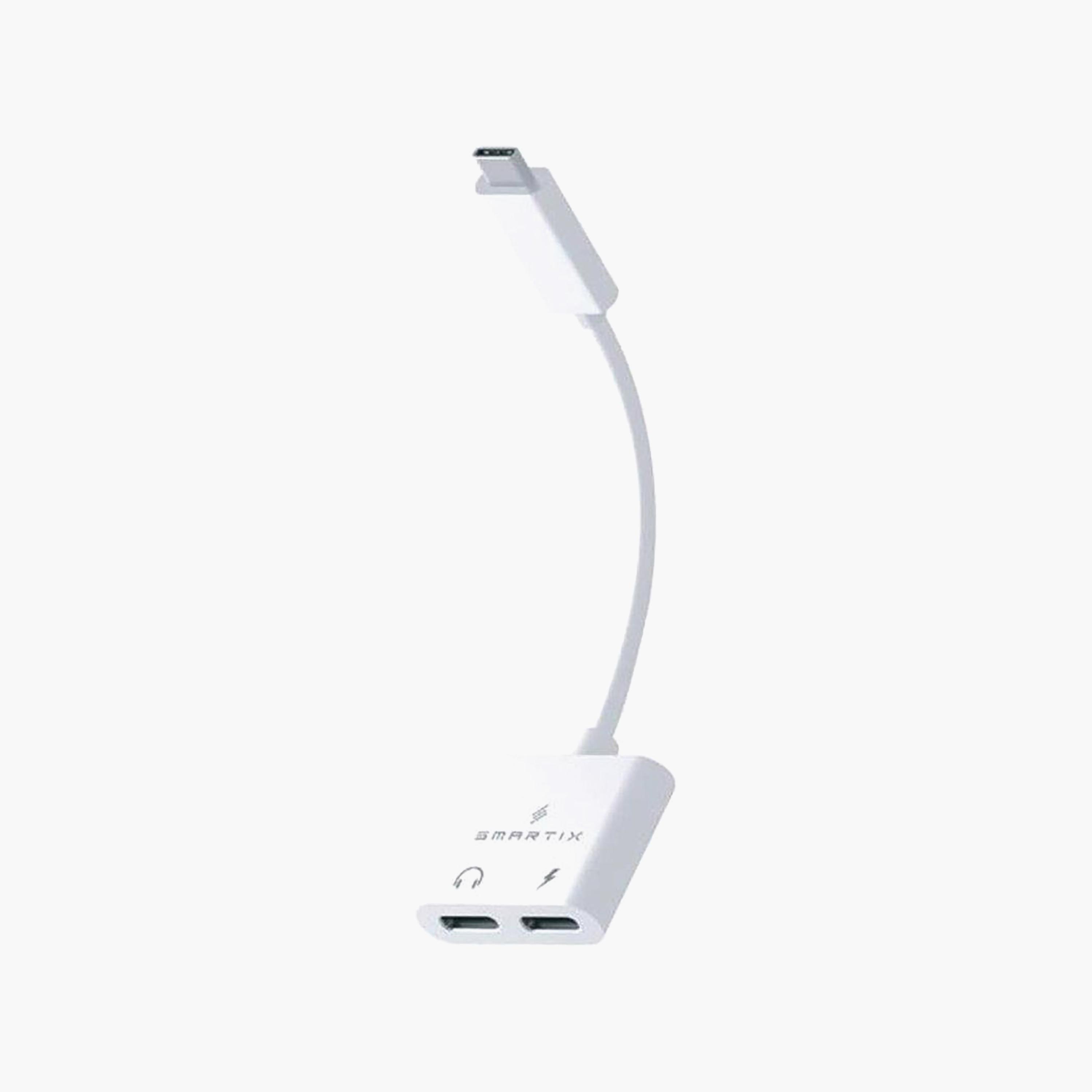 Smartix 2-in-1 USB-C Hub Duo Link Pro White | SMHBC2A-electronics-accessories-computeraccesories-image-1