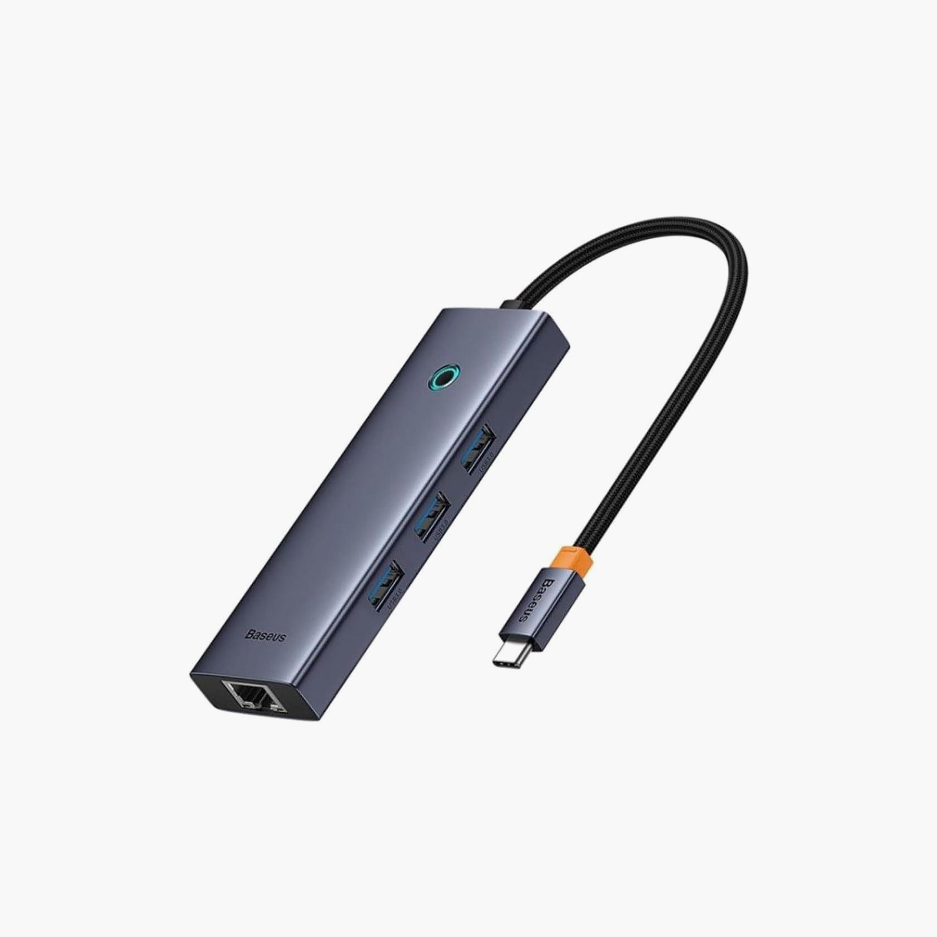 BASEUS Ultrajoy Series 6-Port Hub Docking Station Space Gray | B00052807813-00-electronics-accessories-computeraccesories-image-1