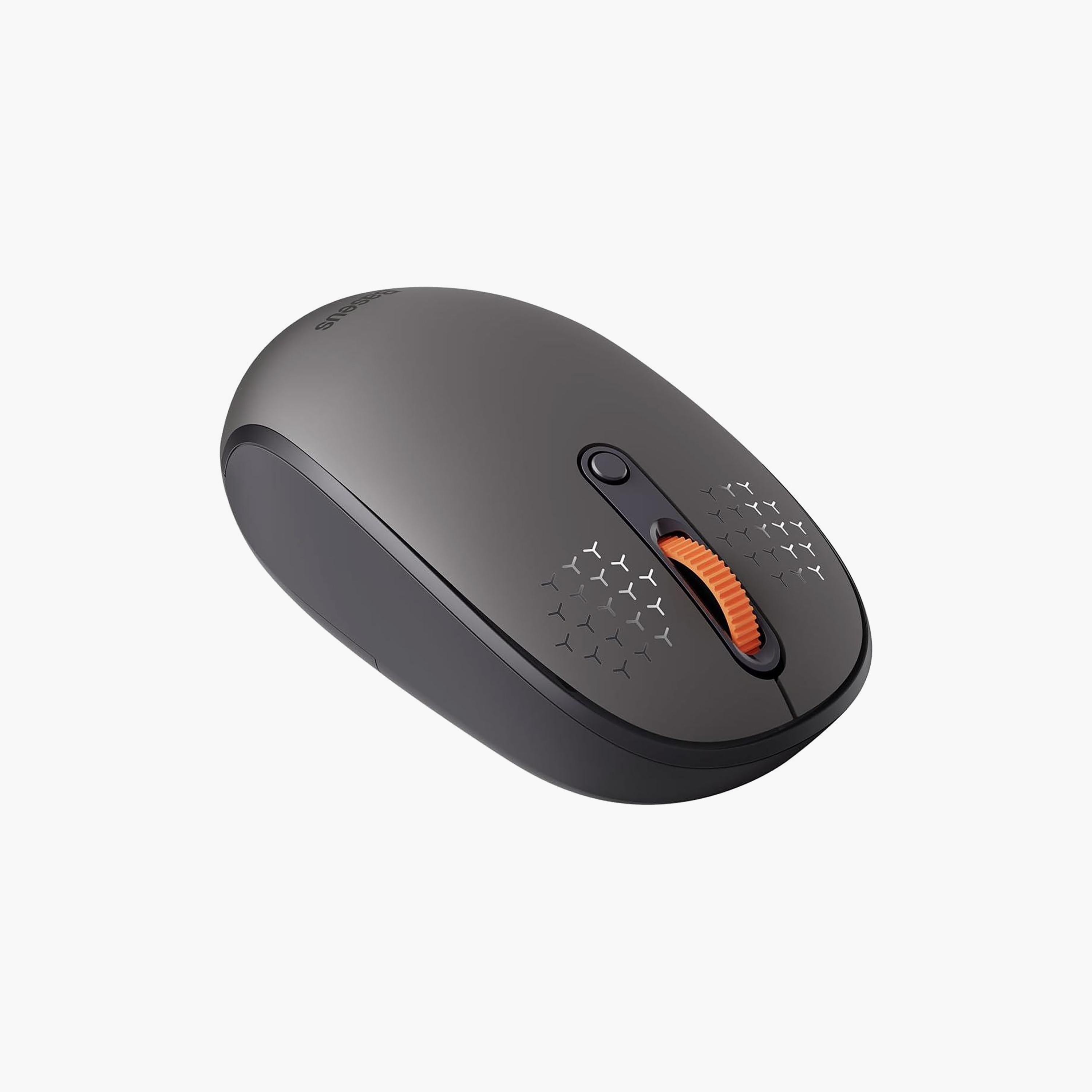 BASEUS F01B Tri-Mode Wireless Mouse Frosted Gray | B01055503833-00-electronics-accessories-computeraccesories-image-1