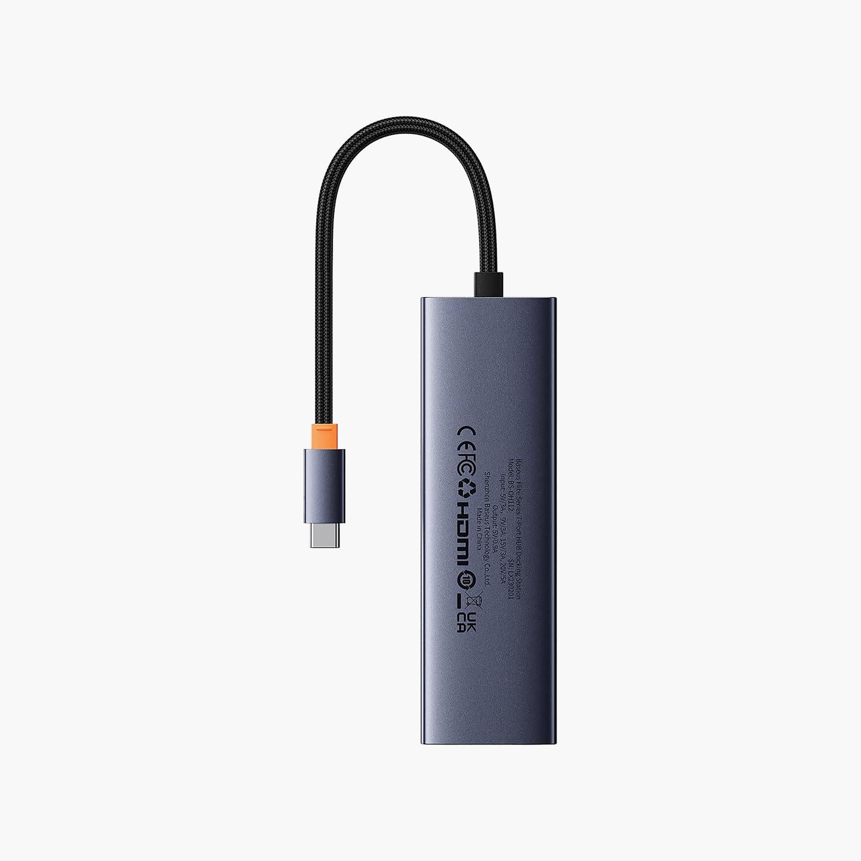 BASEUS Ultrajoy 7-Port Hub Docking Station Space Grey | B00052805813-00-electronics-accessories-computeraccesories-image-2