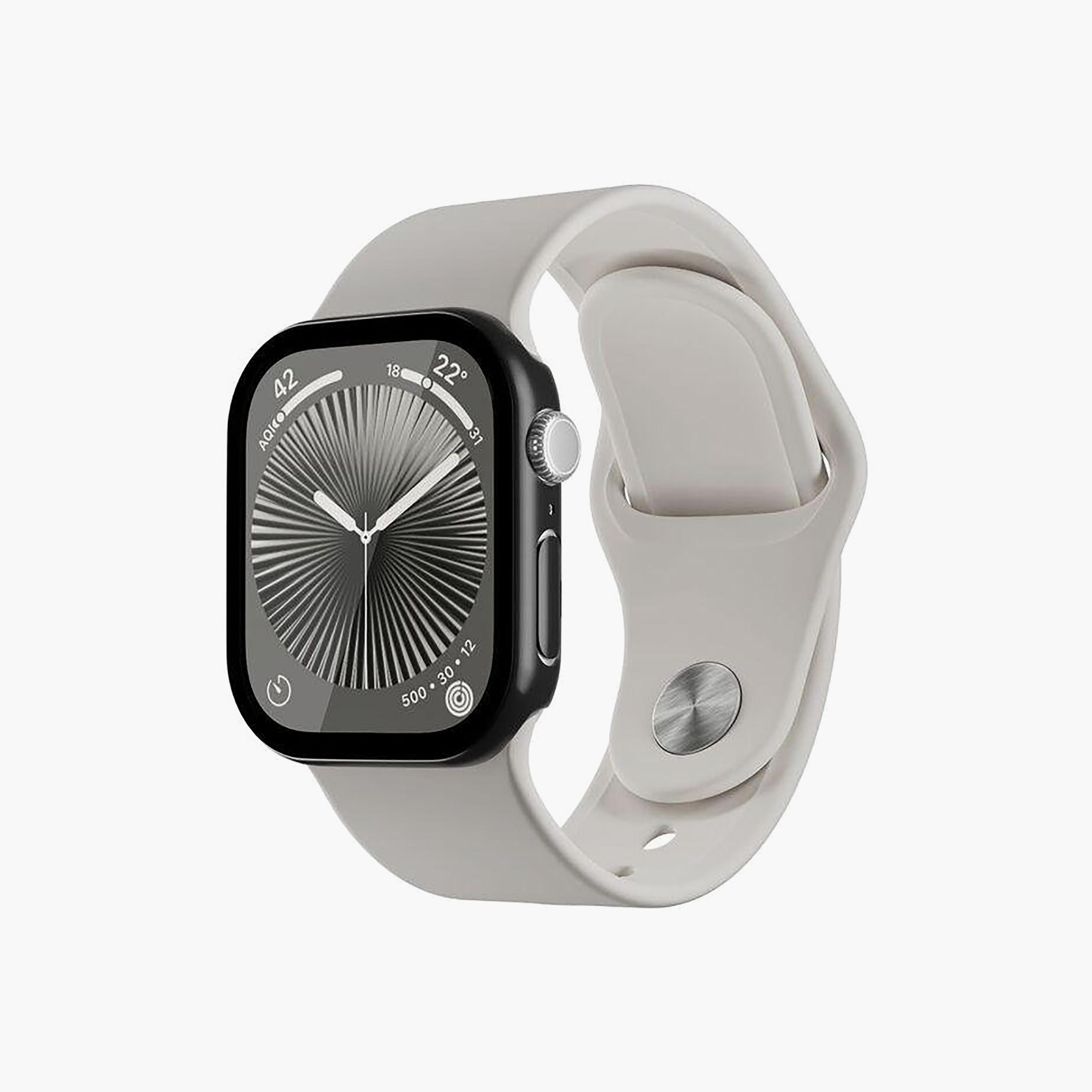 إطار حماية ساعة أبل هايفن ديفيندر مقاس 46 مم لسلسلة السلسلة 10 - أسود | HAW-BK464787-electronics-accessories-wearableaccesories-image-2
