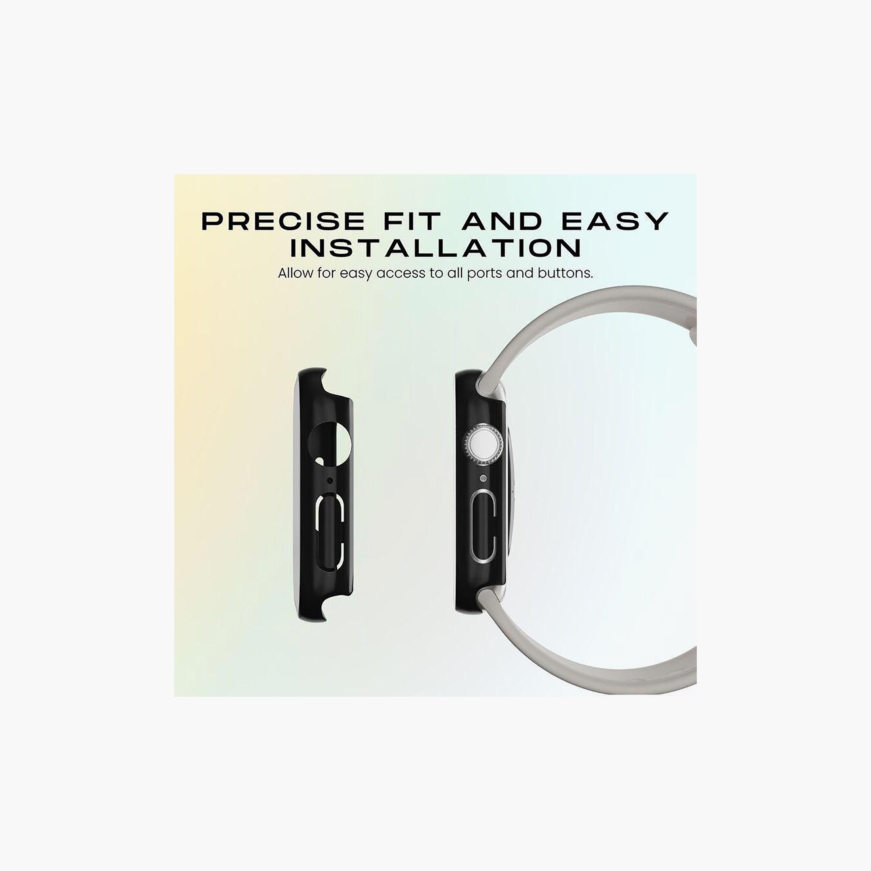 إطار حماية ساعة أبل هايفن ديفيندر مقاس 46 مم لسلسلة السلسلة 10 - أسود | HAW-BK464787-electronics-accessories-wearableaccesories-image-5