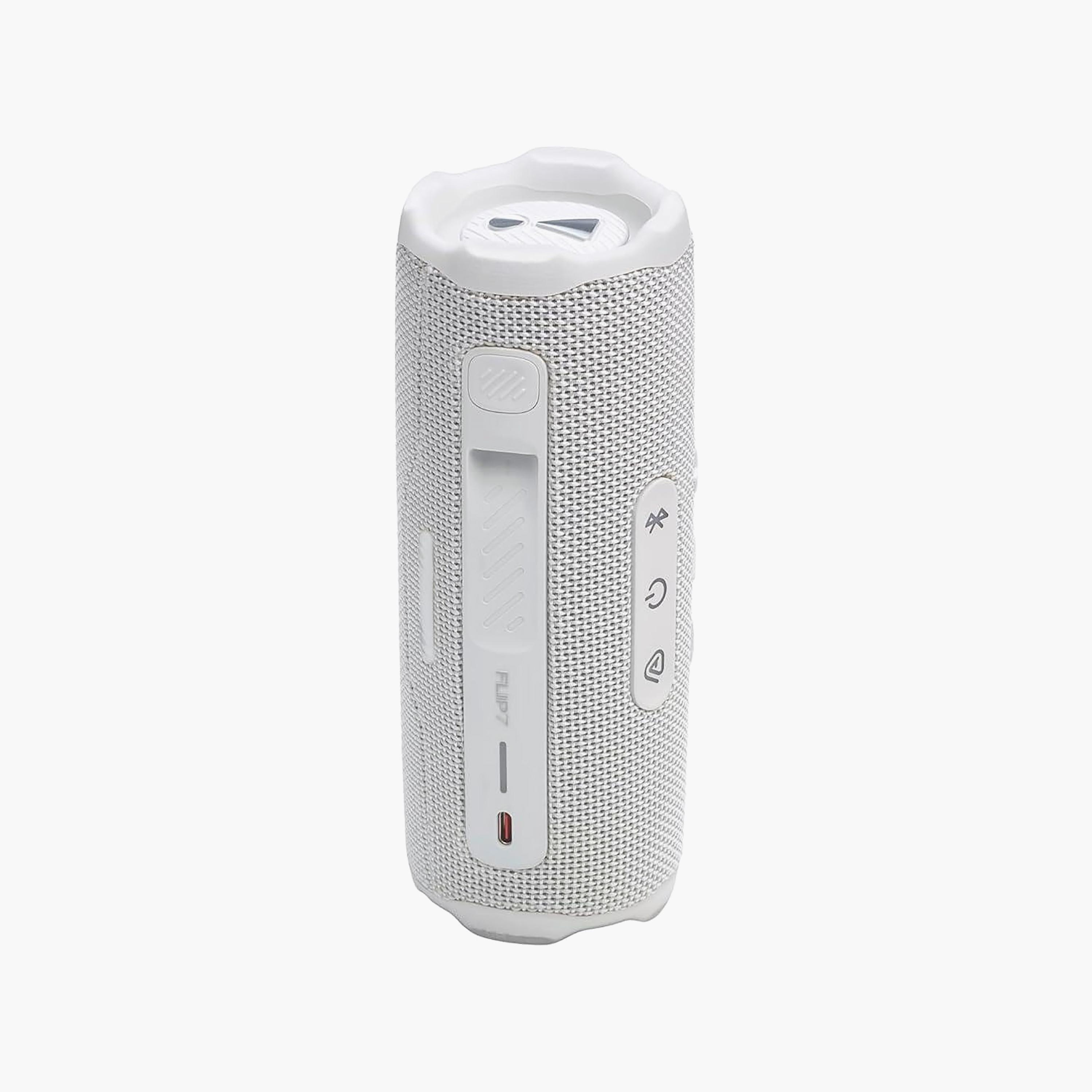 JBL Flip 7 Portable Waterproof Drop-Proof Speaker White | JBLFLIP7WHT-electronics-speakers-image-5