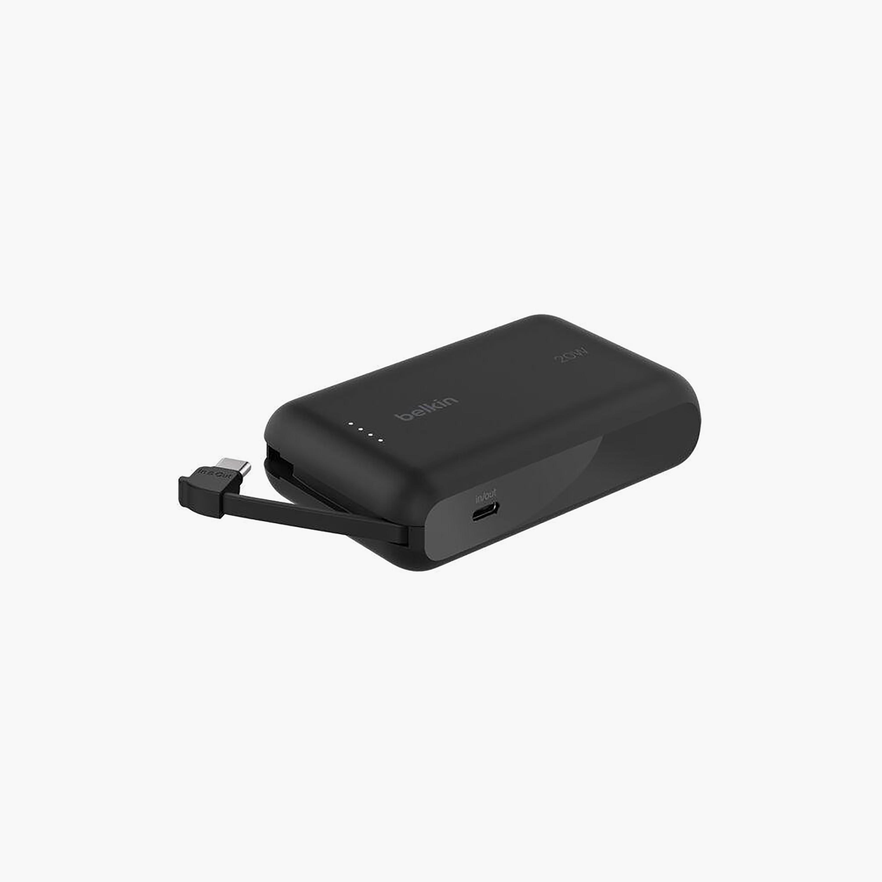 Belkin Powerbank 10000 mAh Integrated Cable Black | BKN-BPB021HQBK-electronics-accessories-mobileaccesories-image-2