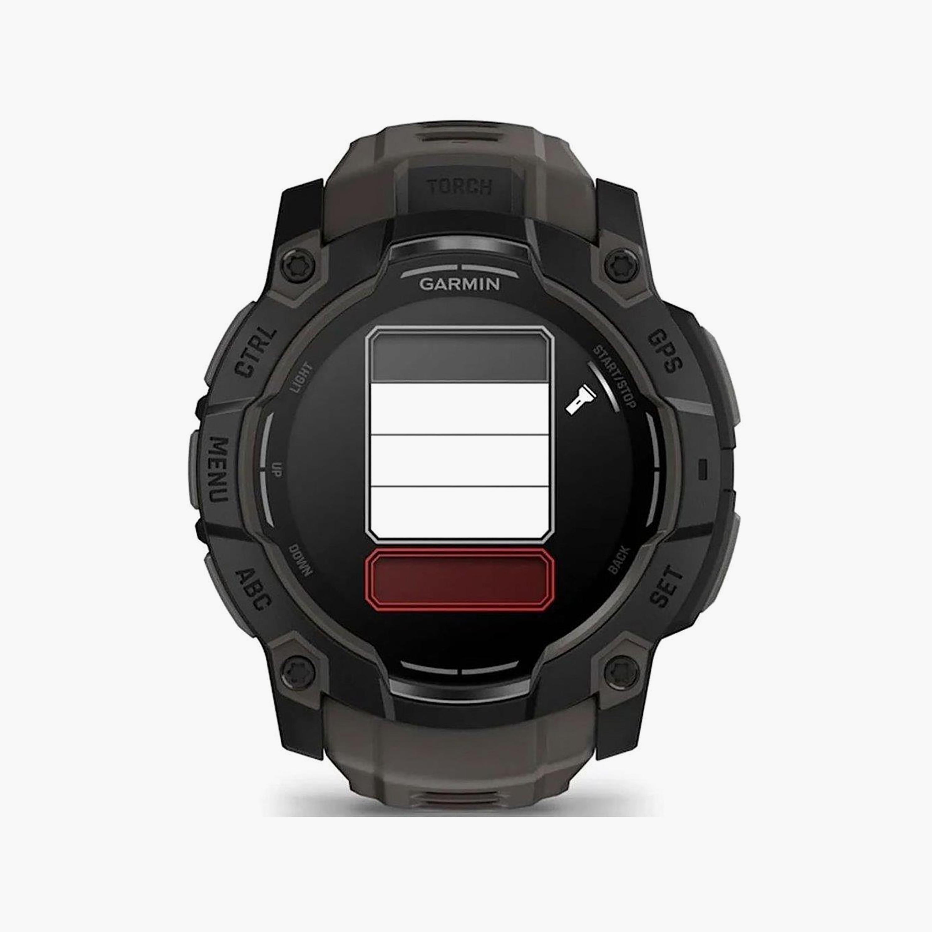 Garmin Instinct 3 Smartwatch Black with Charcoal Band | 010-03020-00-men-watchesandjewellery-watches-image-3