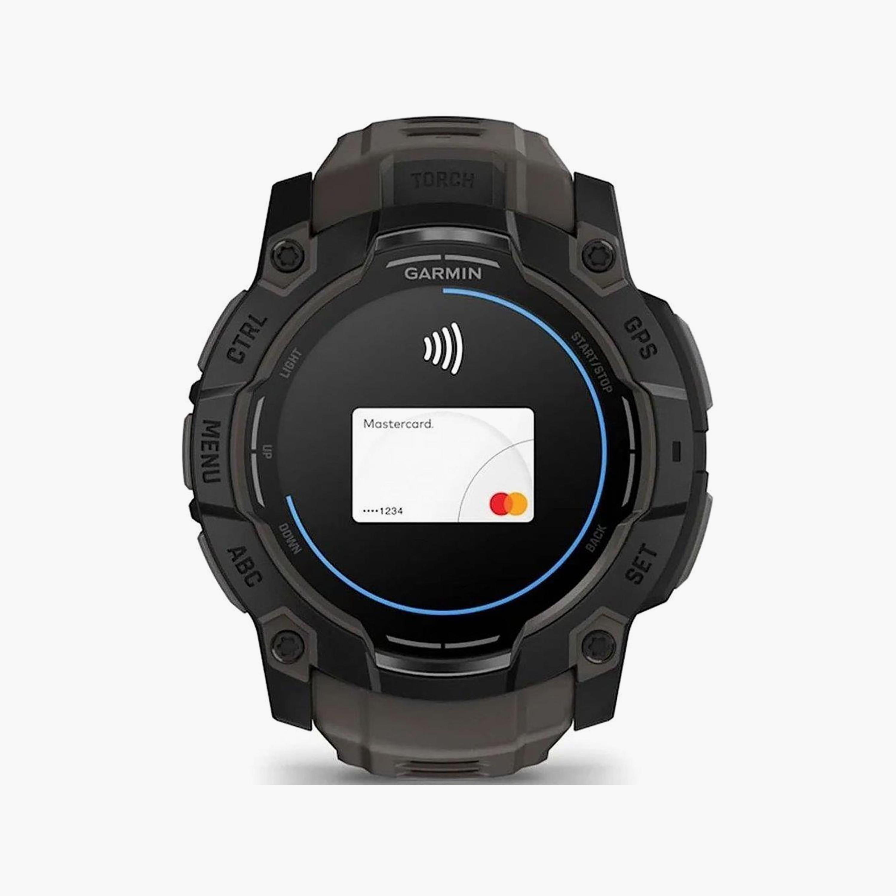 Garmin Instinct 3 Smartwatch Black with Charcoal Band | 010-03020-00-men-watchesandjewellery-watches-image-4