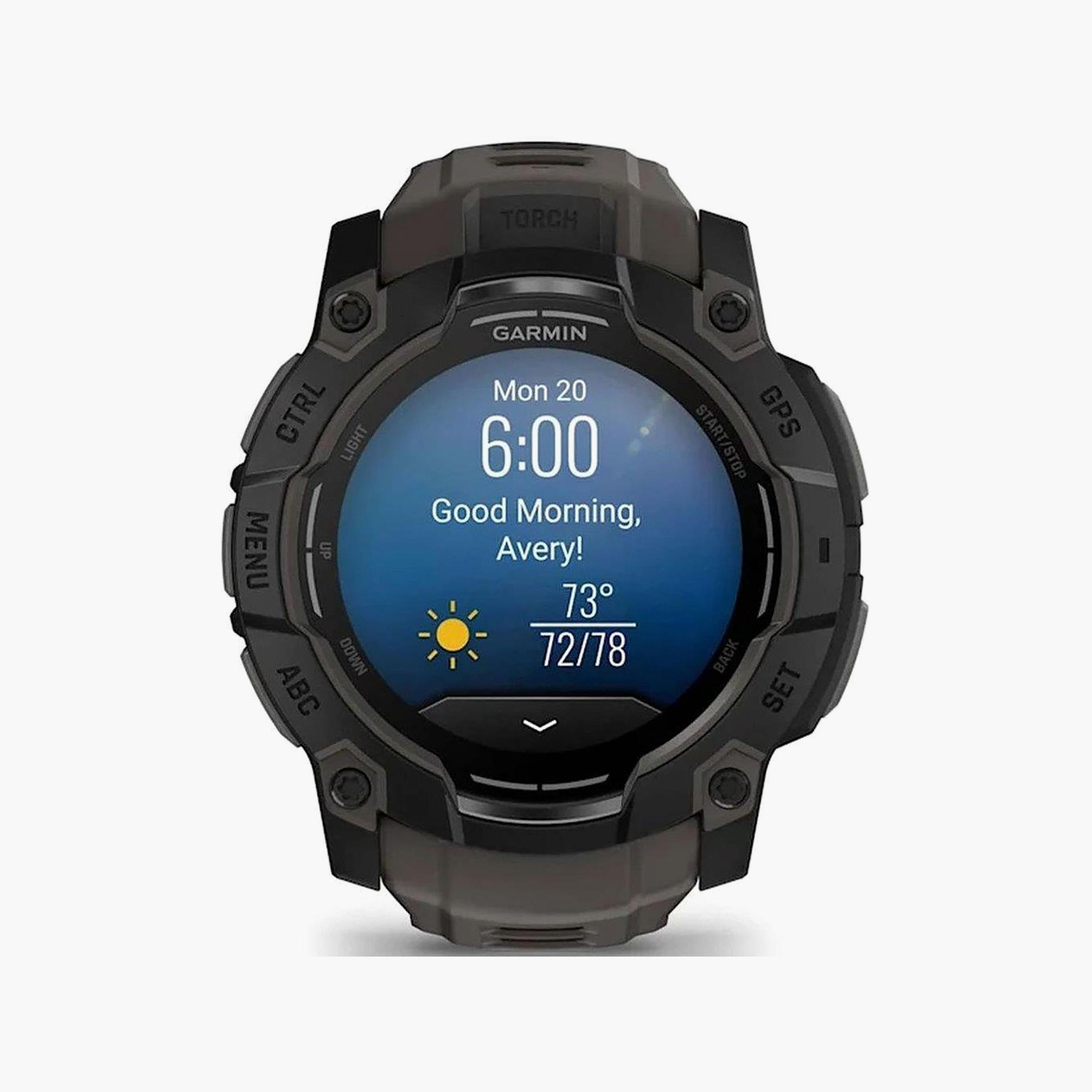 Garmin Instinct 3 Smartwatch Black with Charcoal Band | 010-03020-00-men-watchesandjewellery-watches-image-8
