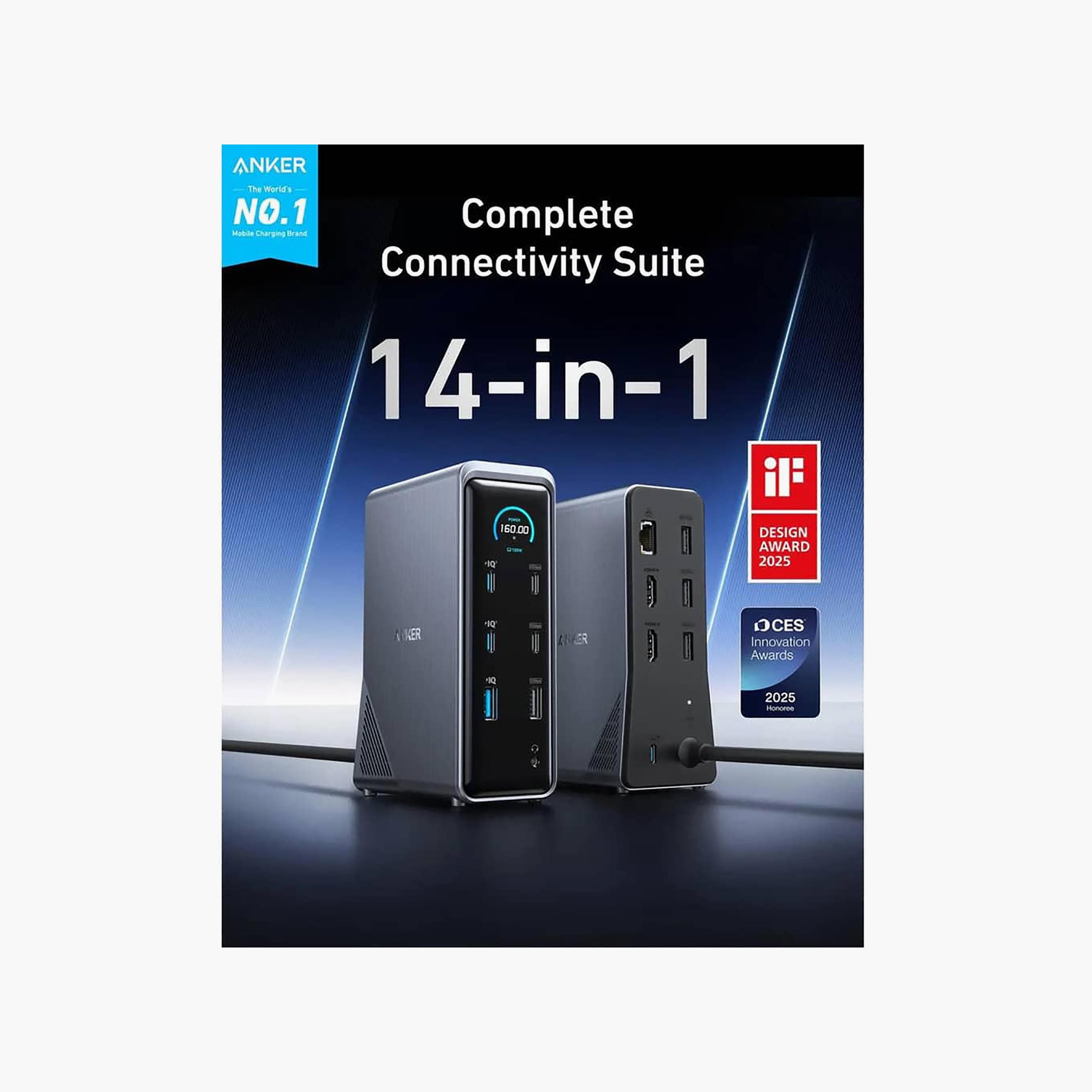 Anker Prime 14-Port Docking Station Black | A83B62A1-electronics-accessories-computeraccesories-image-2