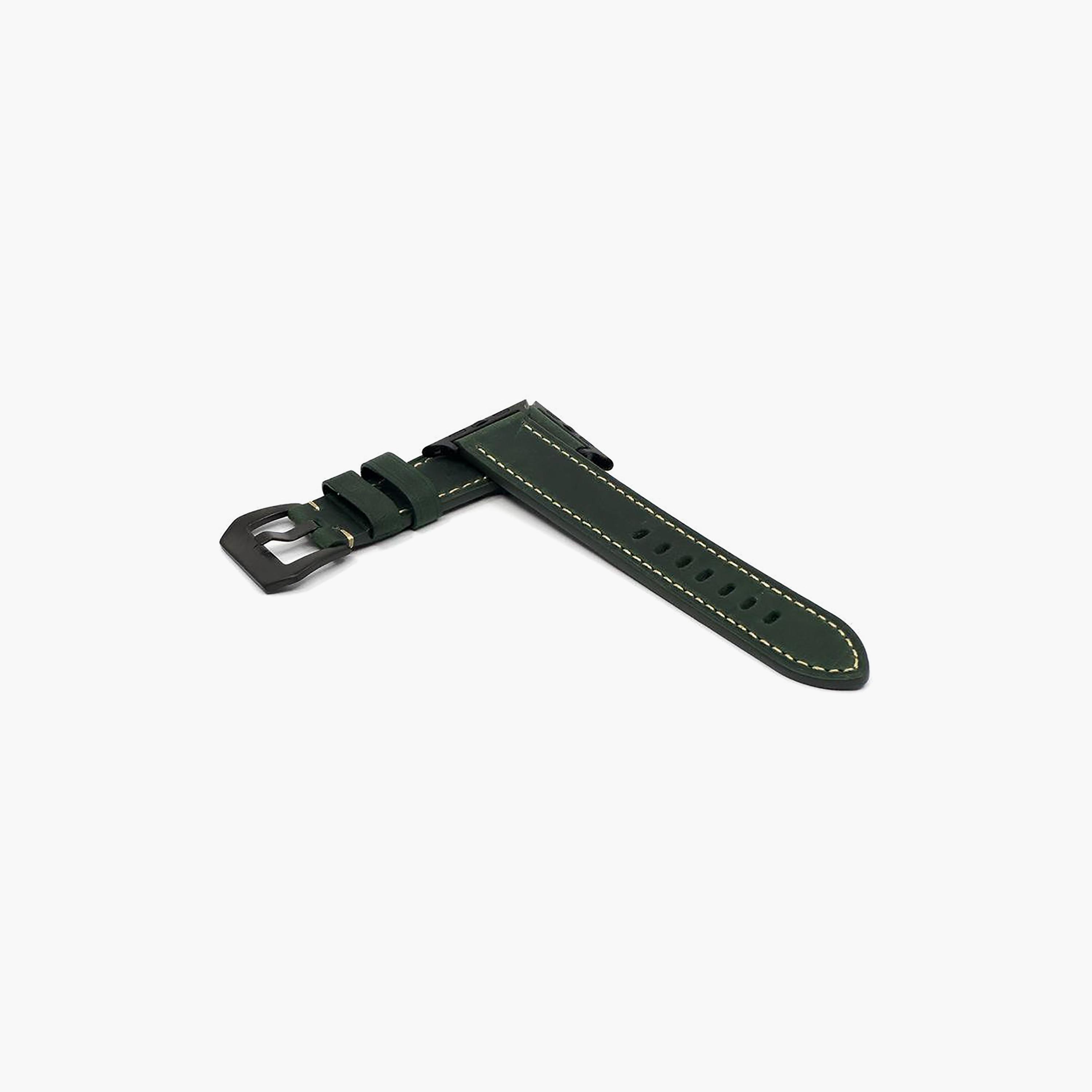 سوار ساعة جلد عالمي من كويكس - أخضر | QWSBSL00133-GRN-electronics-accessories-wearableaccesories-image-1