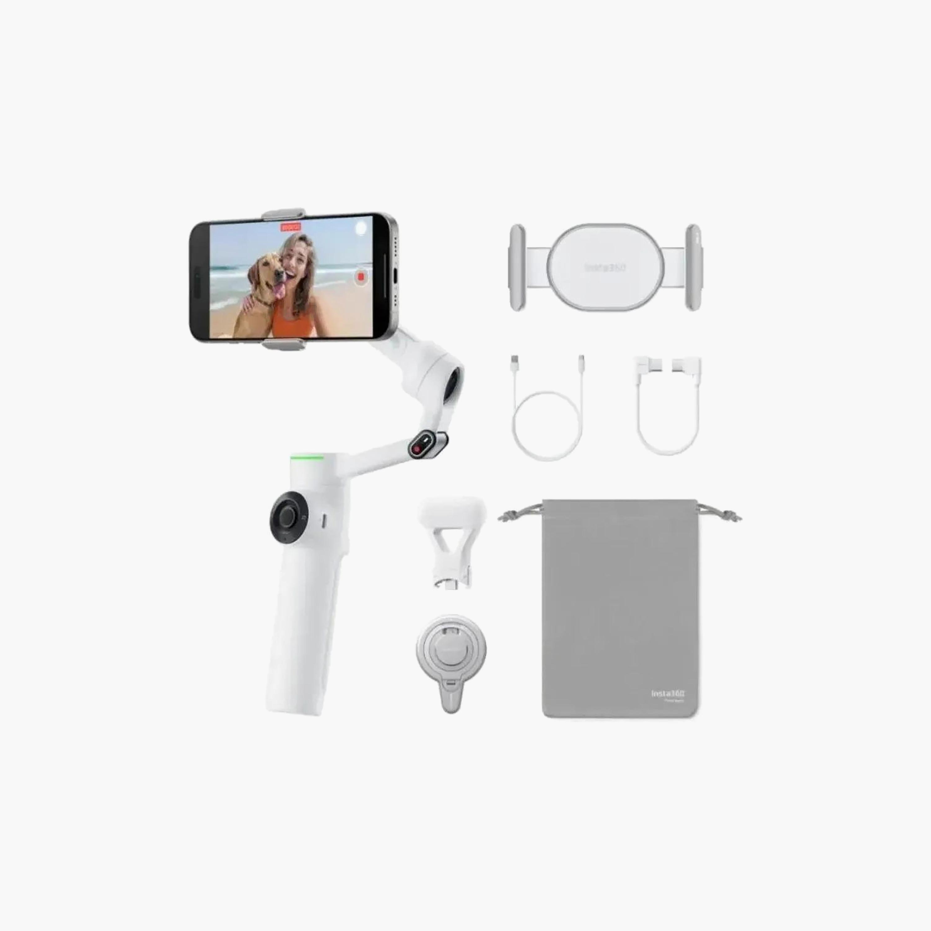 Insta 360 Flow 2 Pro Creator Kit Summit White | I04CINSABQBSWK-electronics-accessories-mobileaccesories-image-3