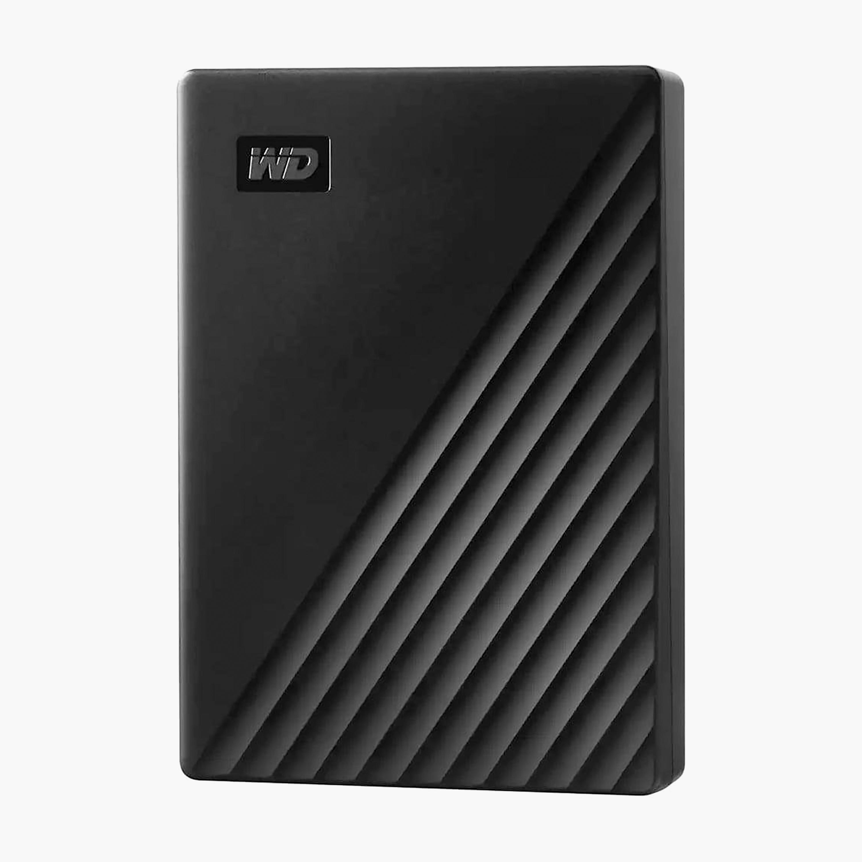 قرص صلب خارجي وسترن ديجيتال ماي باسبورت سعة 6 تيرابايت، USB 3.2، أسود من وسترن ديجيتال | WDBR9S0060BBK-WESN-electronics-accessories-computeraccesories-image-1