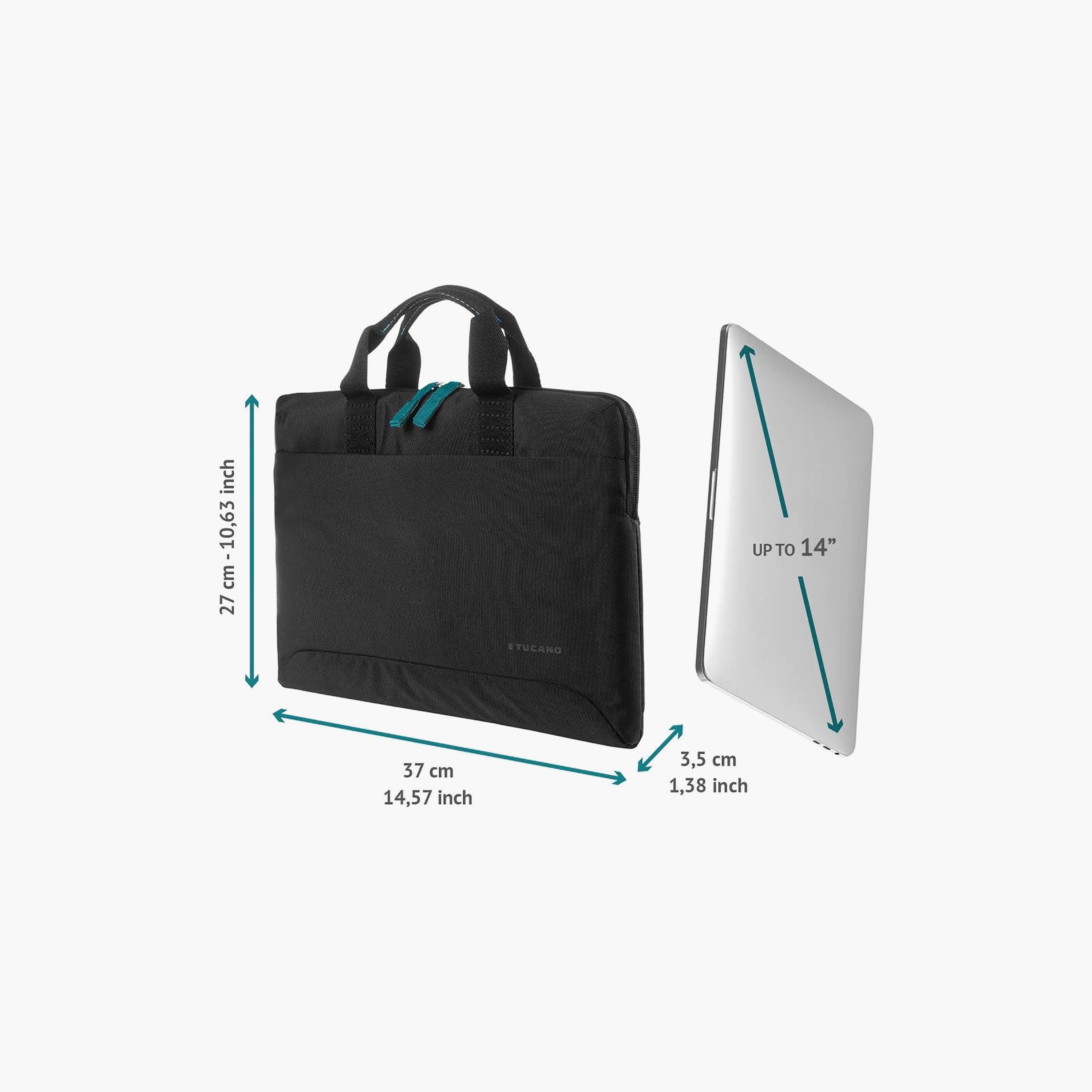 حقيبة لابتوب ريفاكيس كلارك إيكو مقاس 15.6 بوصة - أسود | 8134-women-bagsandwallets-handbags-image-3