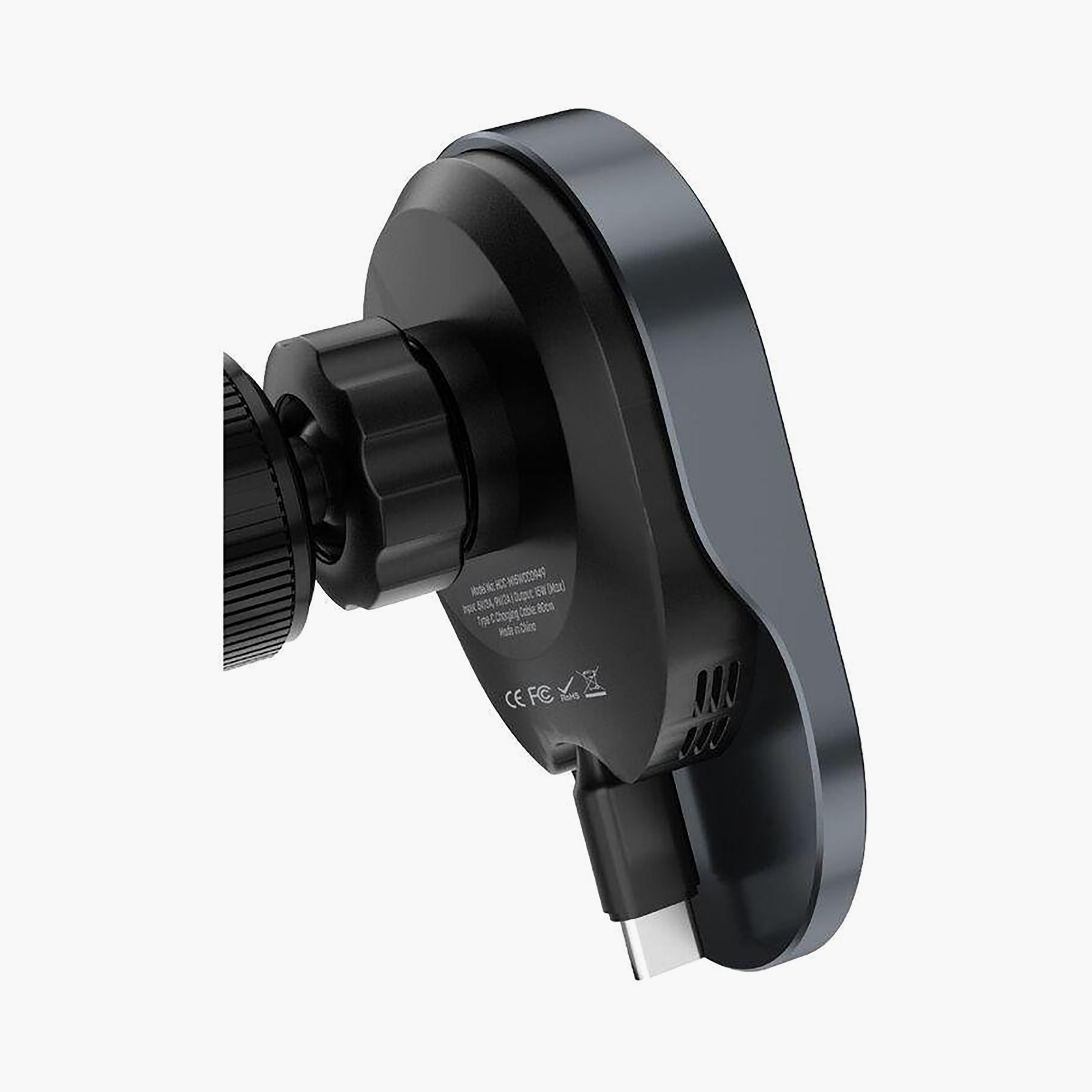 Hyphen MAGT WC15 MagSafe Wireless Car Charger 15W with Built in Type C Cable Black | HCC-M15WCC0949-electronics-accessories-mobileaccesories-image-2