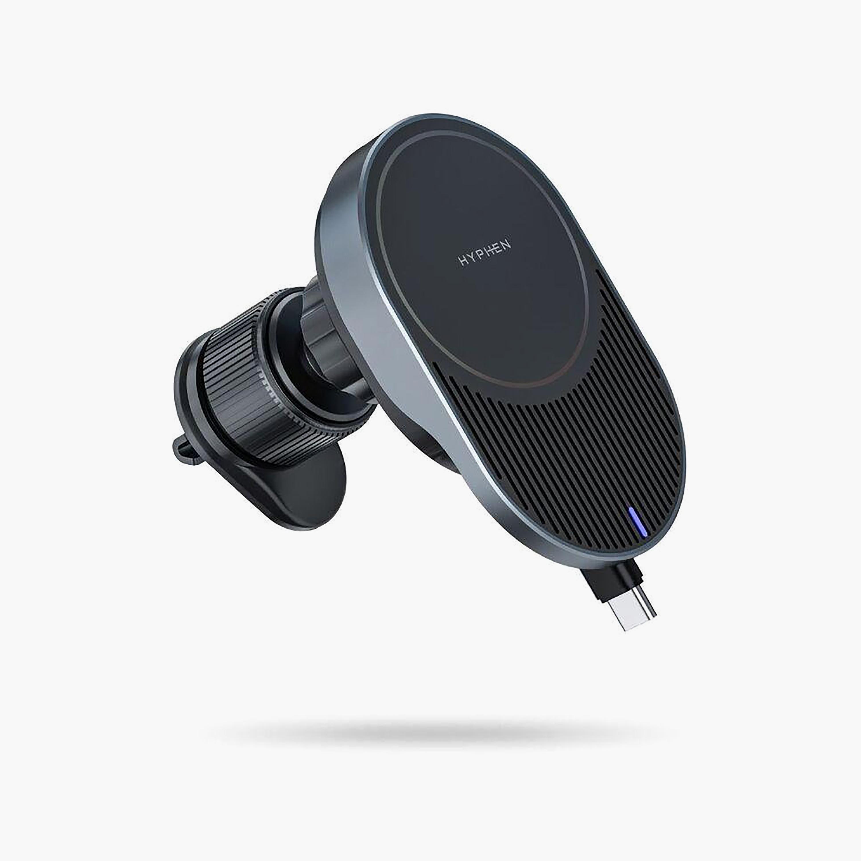 Hyphen MAGT WC15 MagSafe Wireless Car Charger 15W with Built in Type C Cable Black | HCC-M15WCC0949-electronics-accessories-mobileaccesories-image-4
