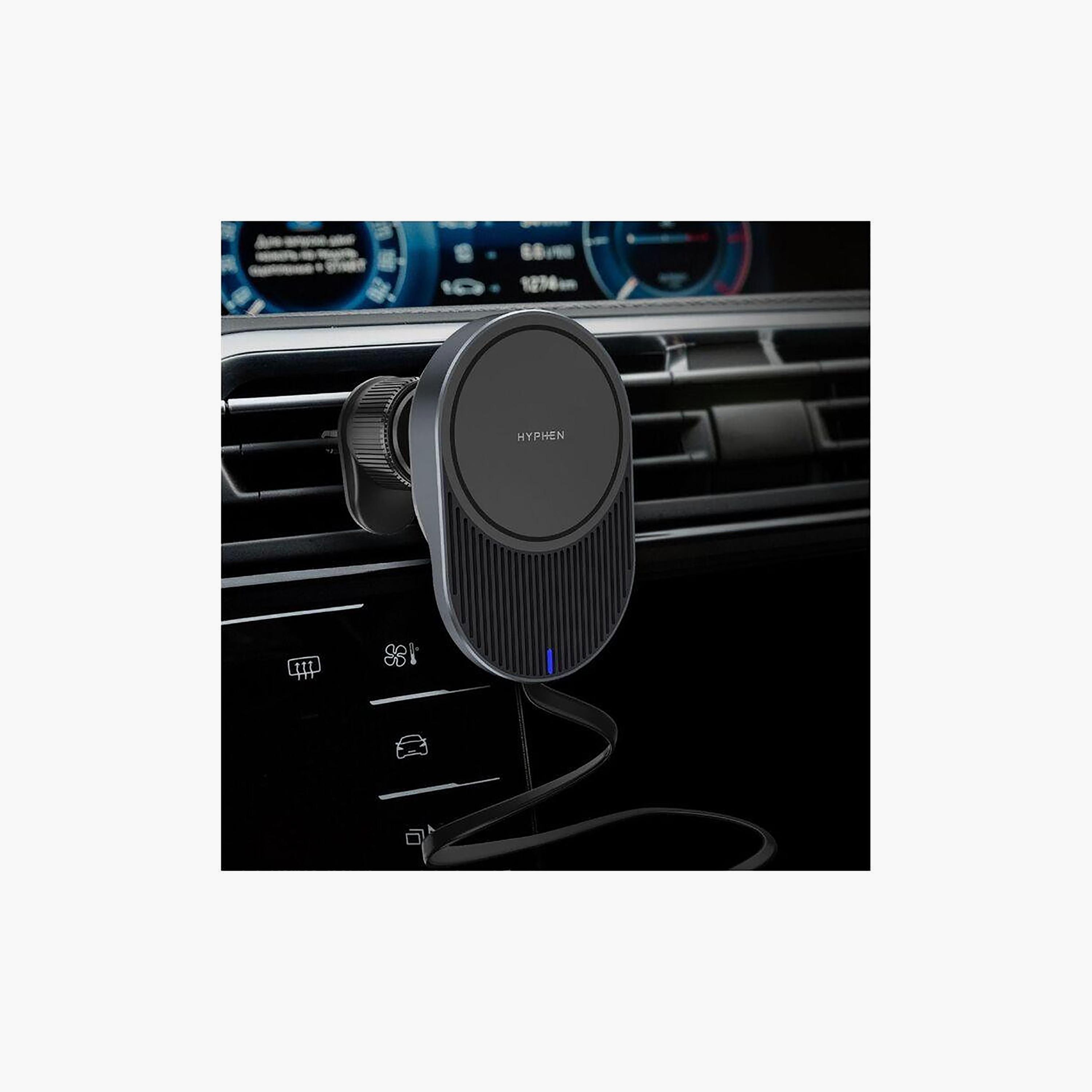 Hyphen MAGT WC15 MagSafe Wireless Car Charger 15W with Built in Type C Cable Black | HCC-M15WCC0949-electronics-accessories-mobileaccesories-image-5