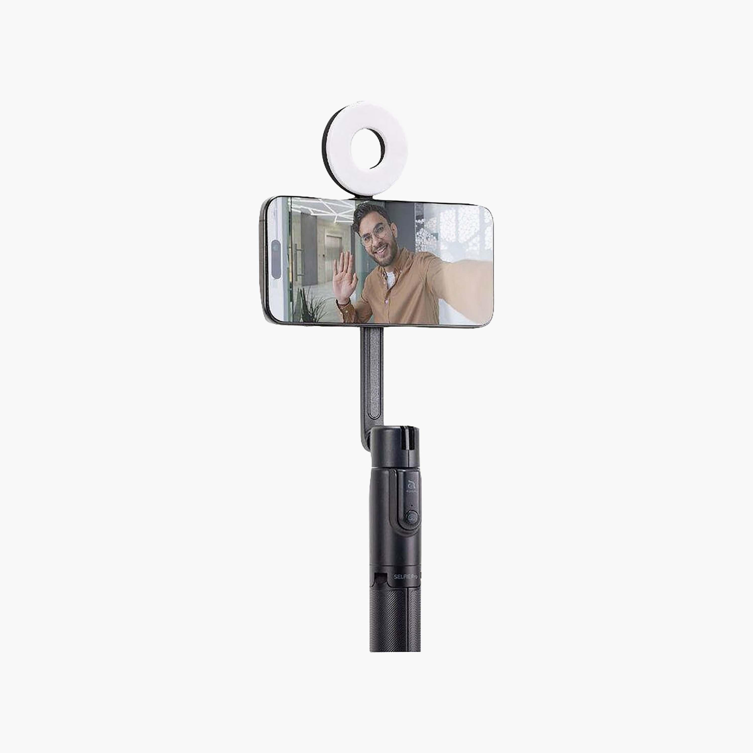 Adam Elements Selfie Pro Wireless Bluetooth Tripod Selfie Stick | ABTADSELFPRBK-electronics-portabledevices-image-3